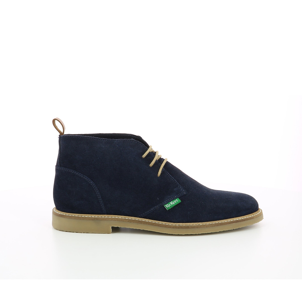 Tyl suede ankle boots with laces Kickers La Redoute