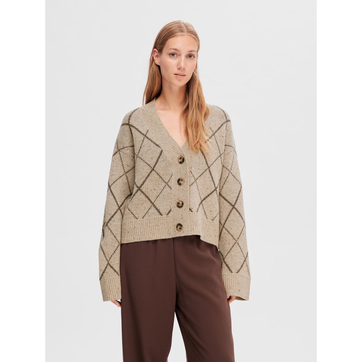 Cardigan carreaux 2025