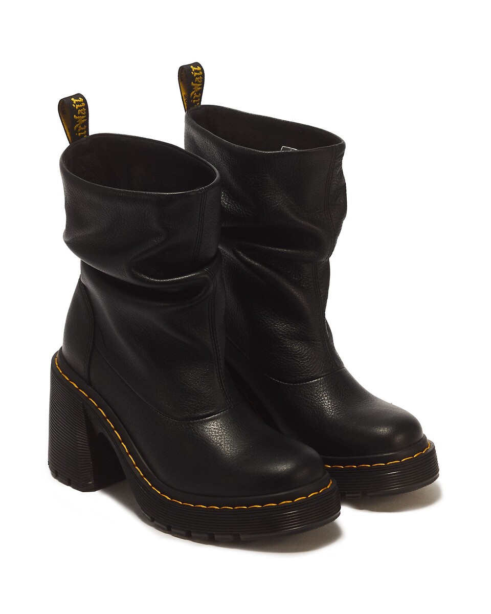 Halfhoge laarzen Kasey van Virginia-leer, DR. MARTENS