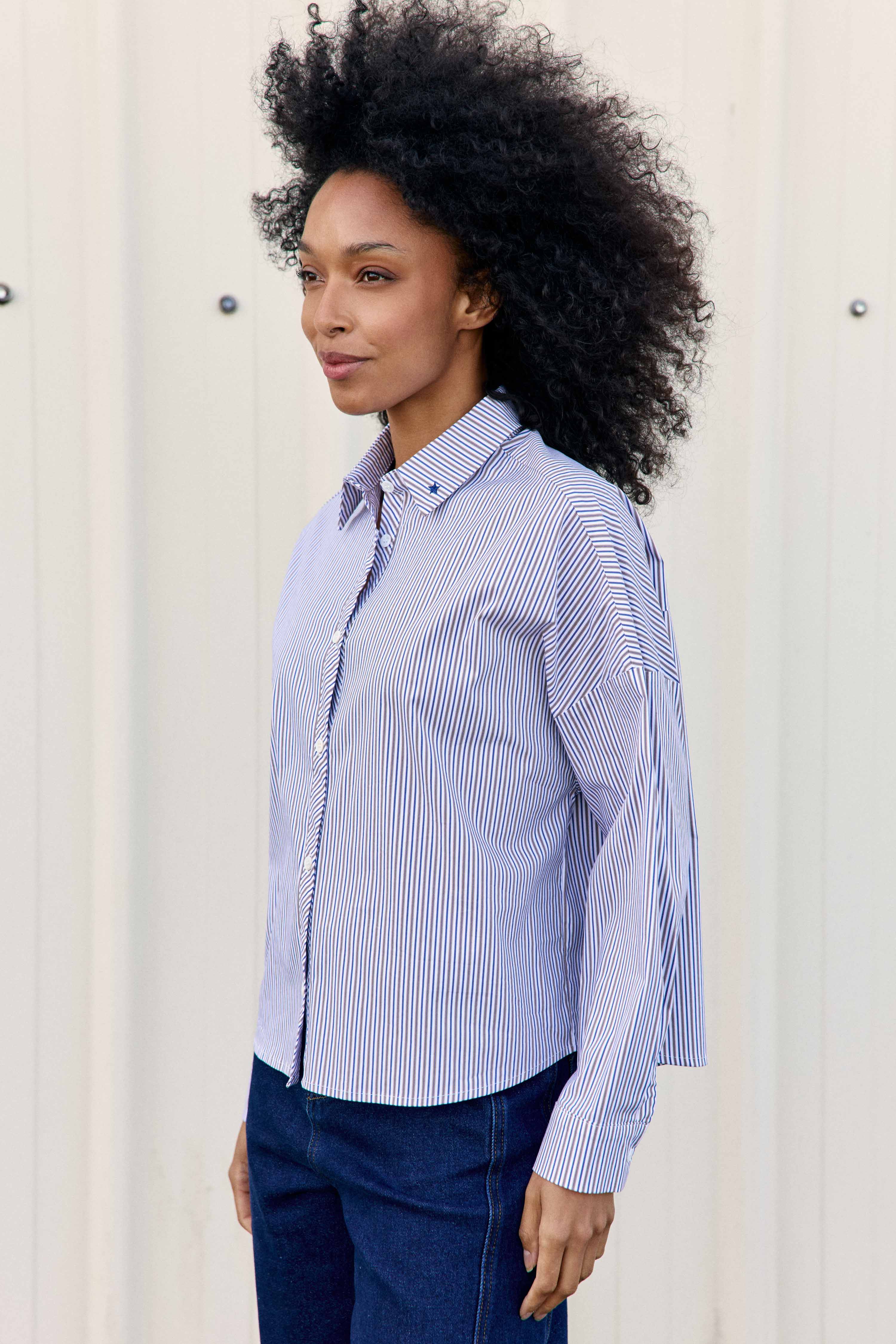 CHEMISE imprimé rayures, marinière CYRA, LA PETITE ETOILE