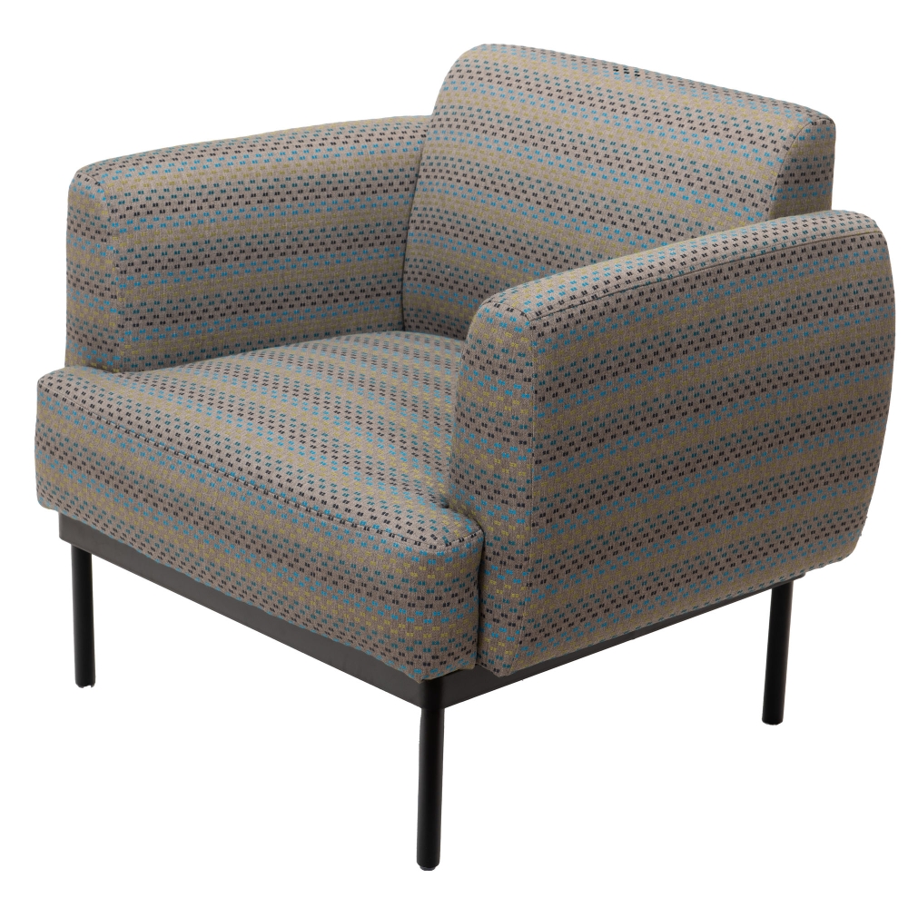 Fauteuil en tissu Romarin, AMADEUS