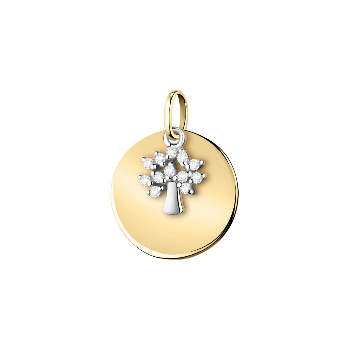 Pendentif En Or Jaune 375 Lady, BLUESPIRIT