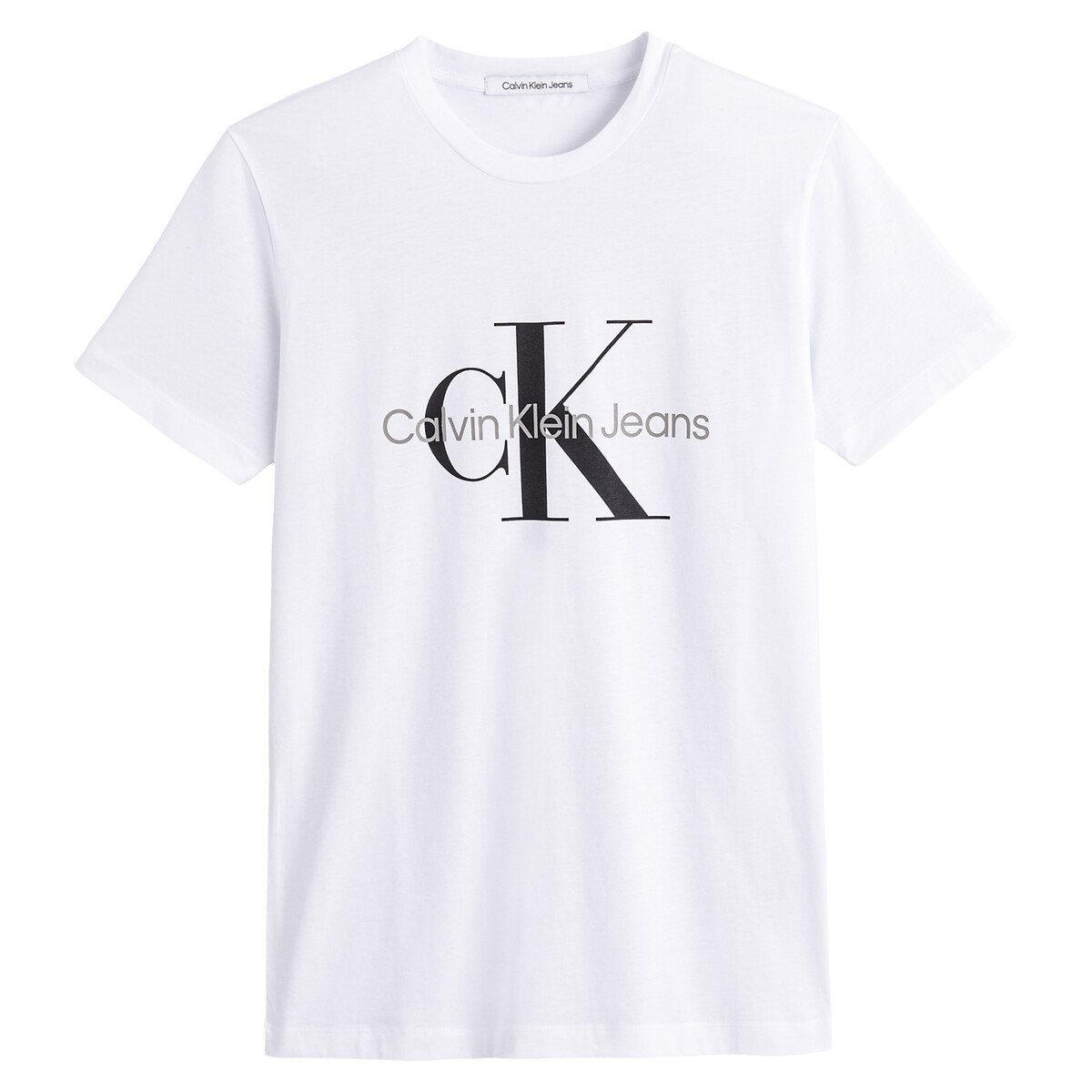 T-shirt com gola redonda, core monogram Calvin Klein Jeans