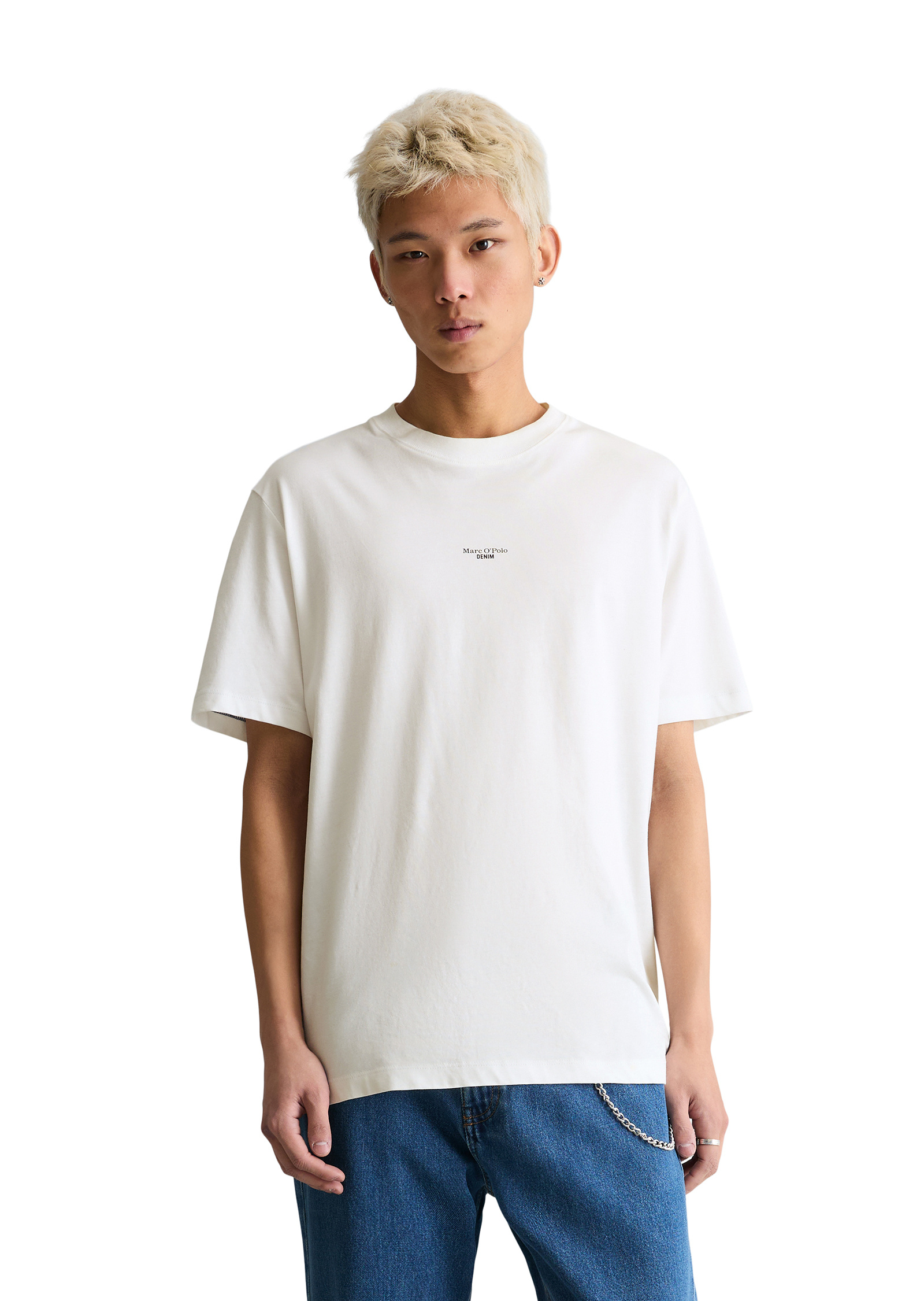 T-shirt relaxed en doux coton biologique, MARC O’POLO DENIM