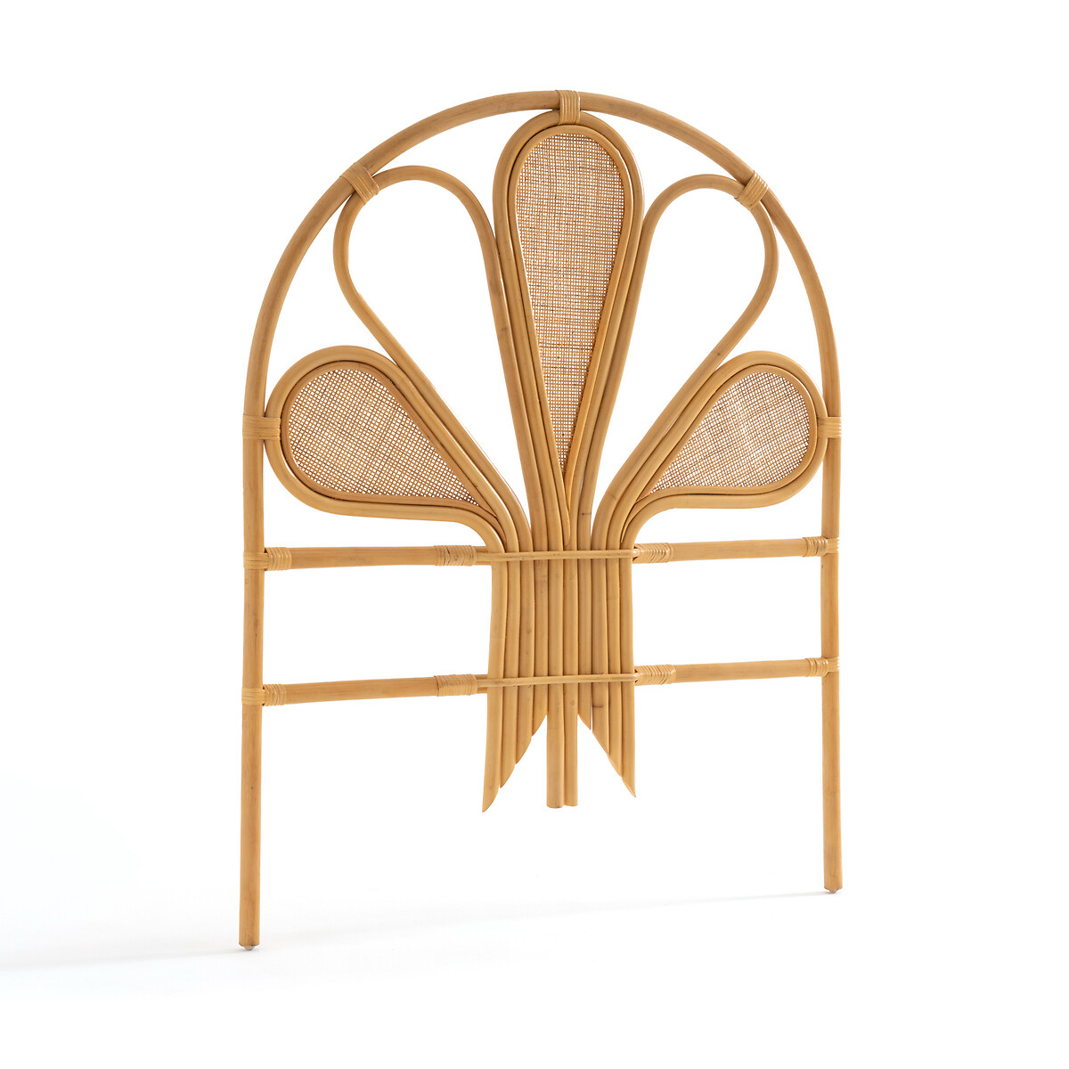 Vintage hot sale rattan headboard