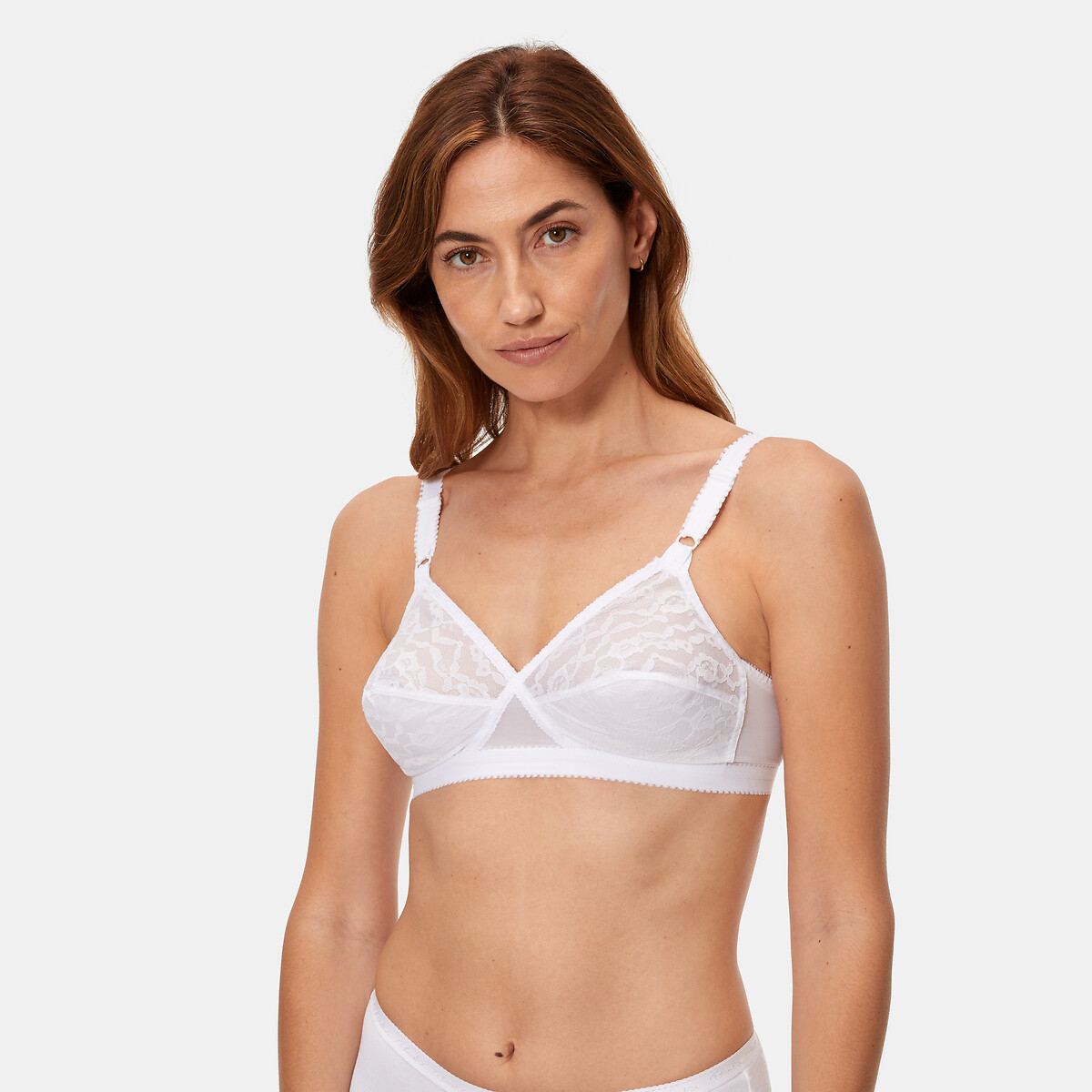 Soutien gorge sans armatures C ur croise