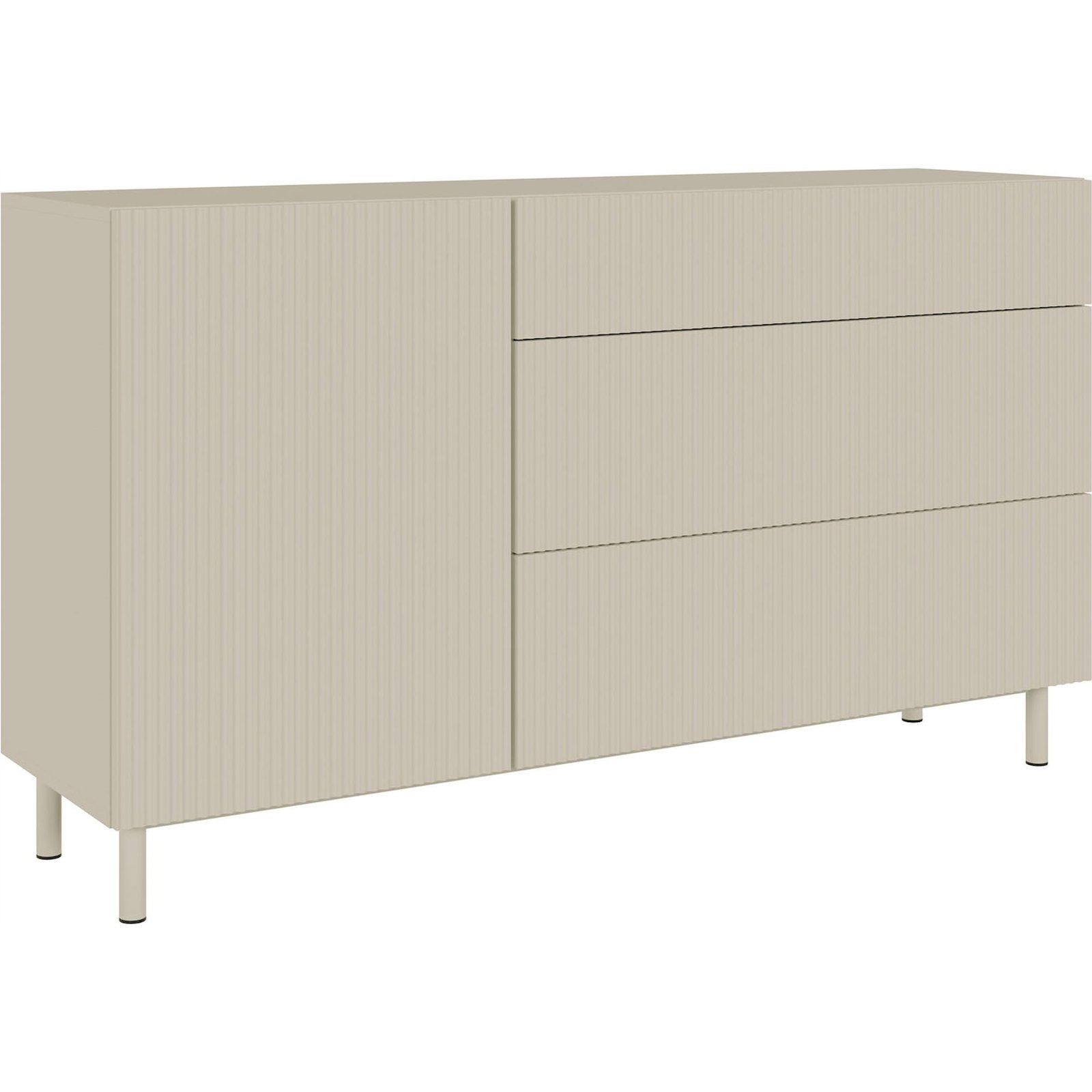 Commode rainurée bois collection VELDIO NEW, RECOLLECTION