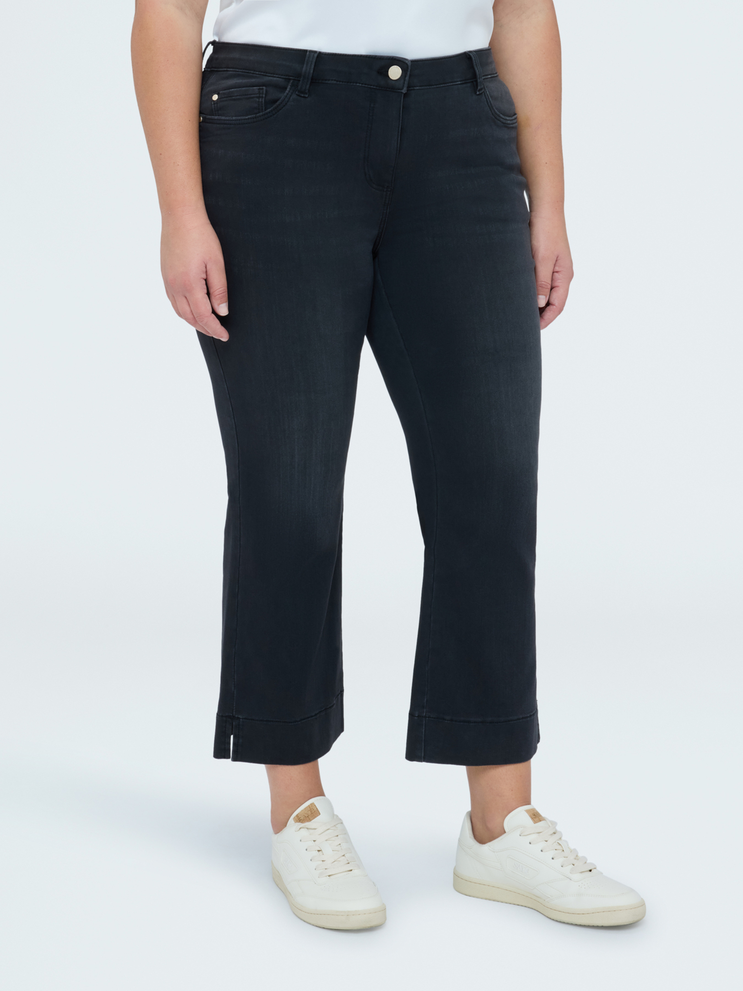 Jean Kick Flare lavage black, FIORELLA RUBINO
