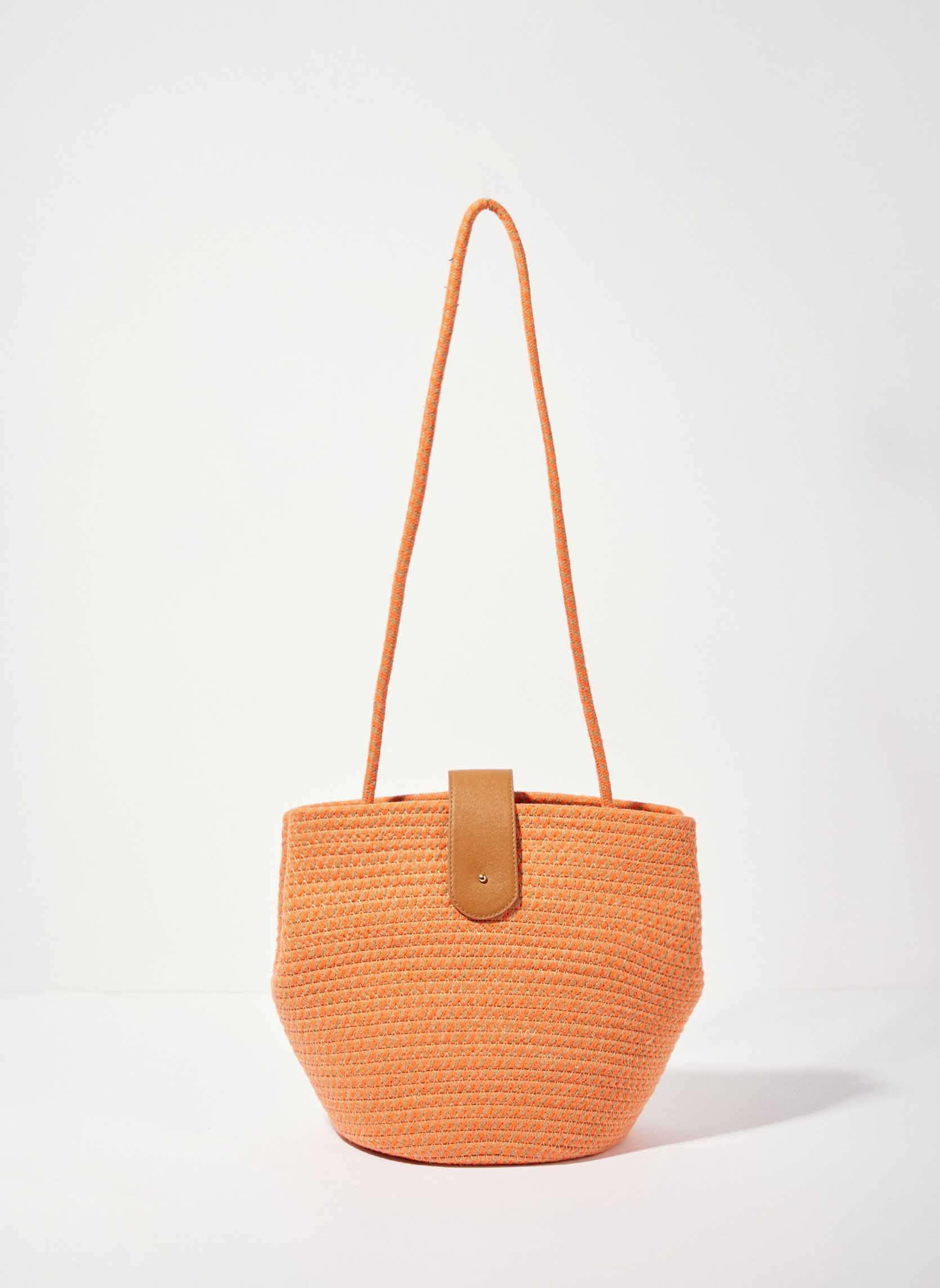 Sac boule esprit panier corde doré AMILA, LA FIANCÉE
