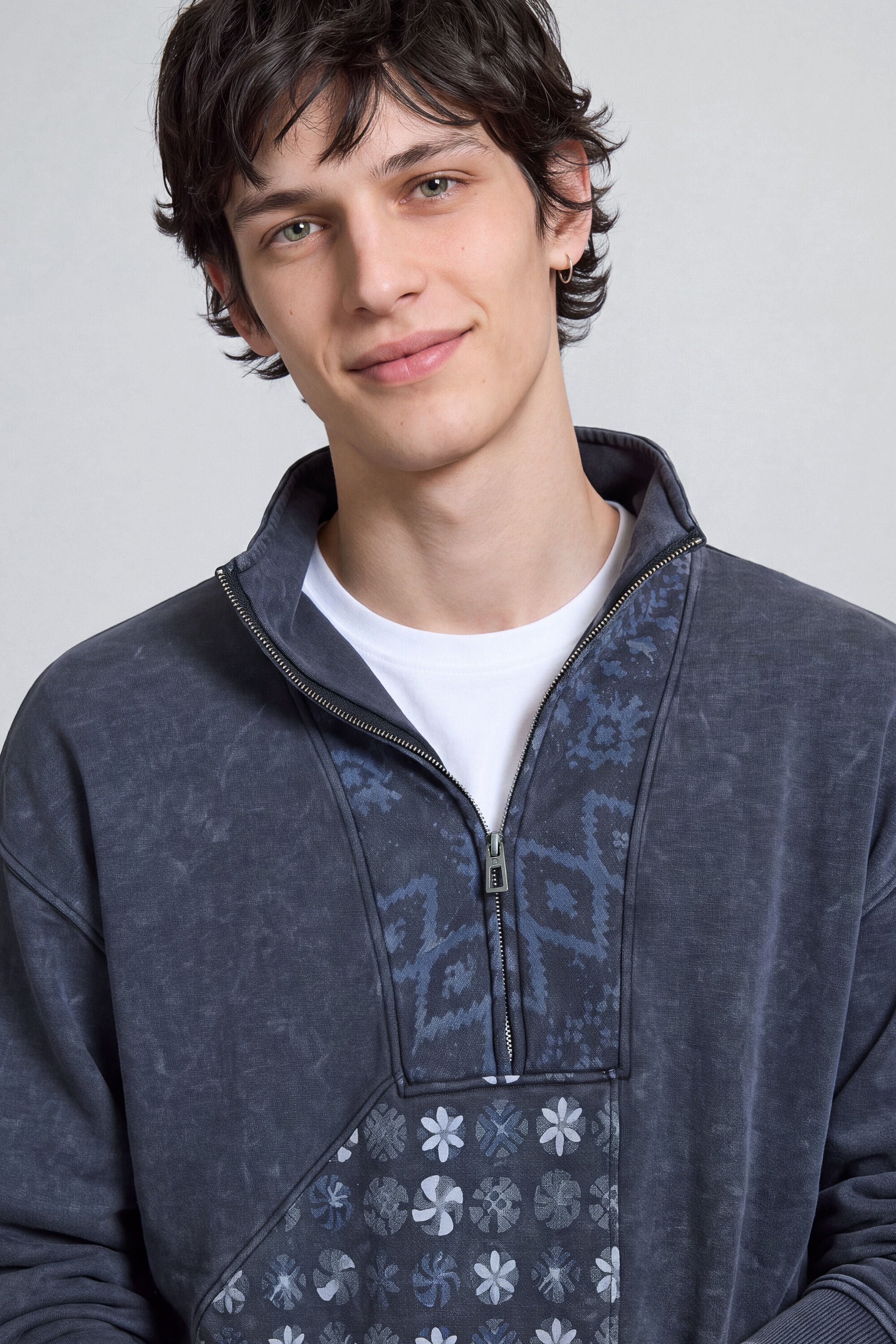 sweat-shirt en coton avec logo, DESIGUAL