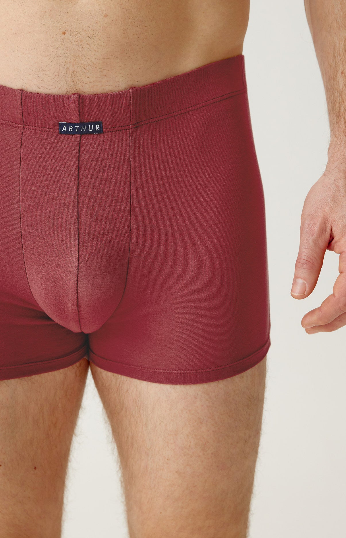 Boxer en modal couleur unie Bob Bordeaux, ARTHUR