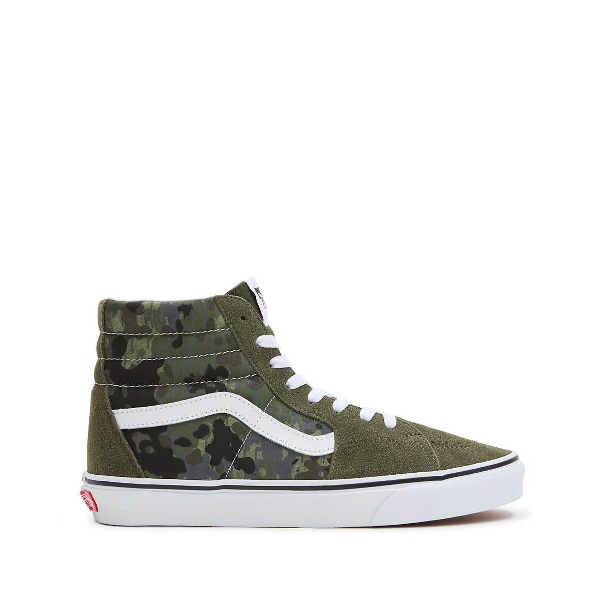 Vans montantes vertes hot sale