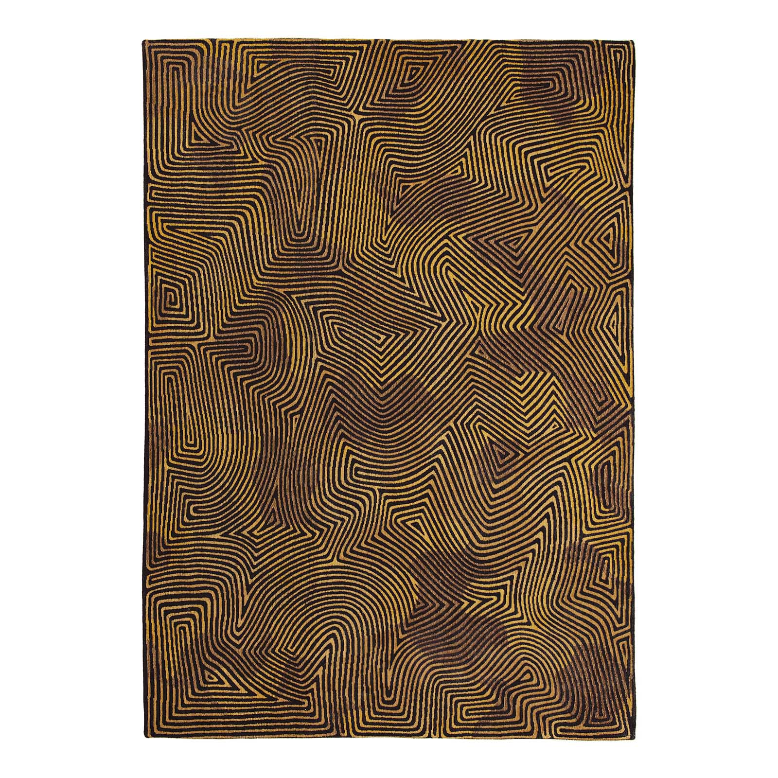 Tapis intérieur/extérieur tissé plat BLACK HORIZON, NOVATREND
