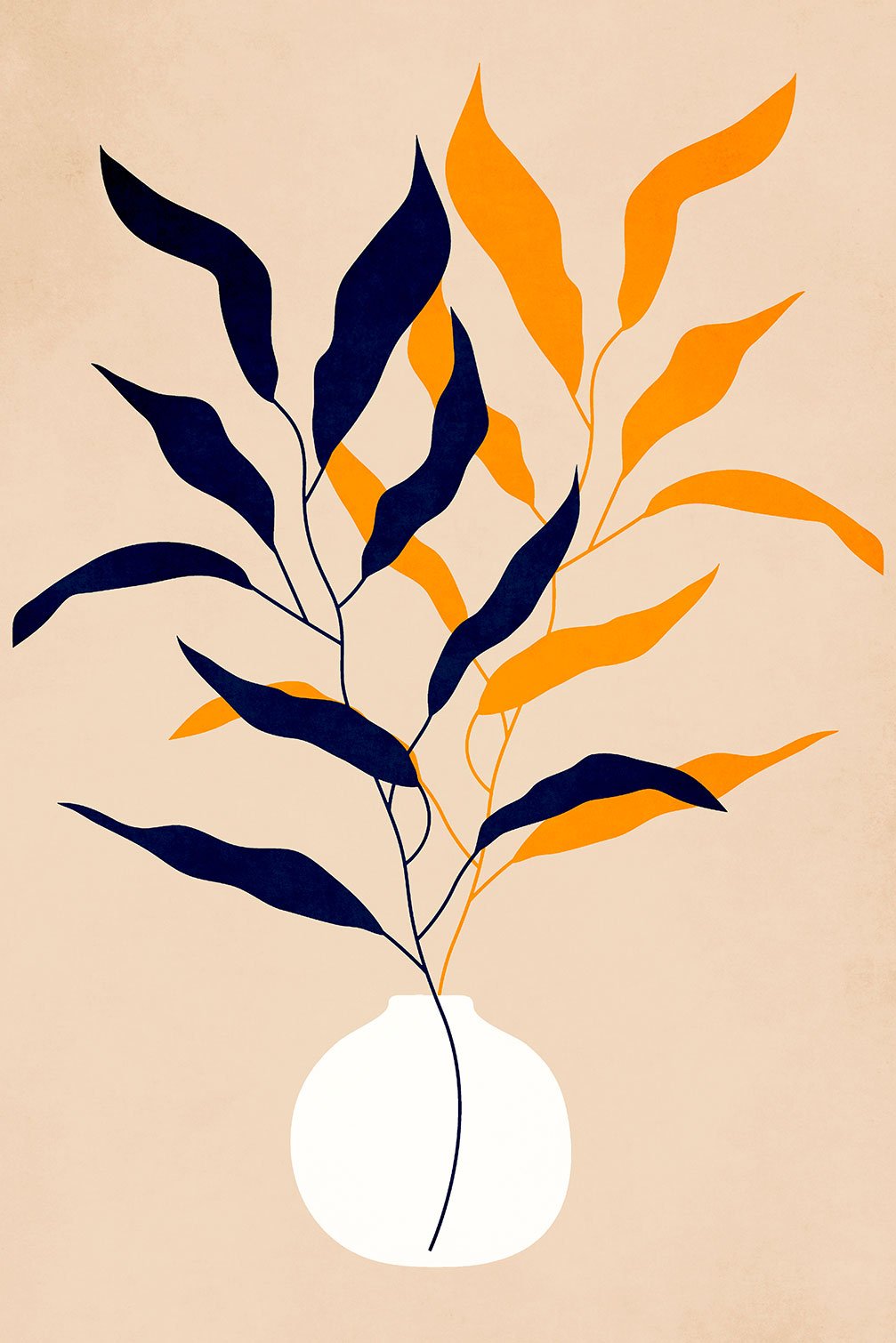 Tableau fleurs plante et purete, HEXOA