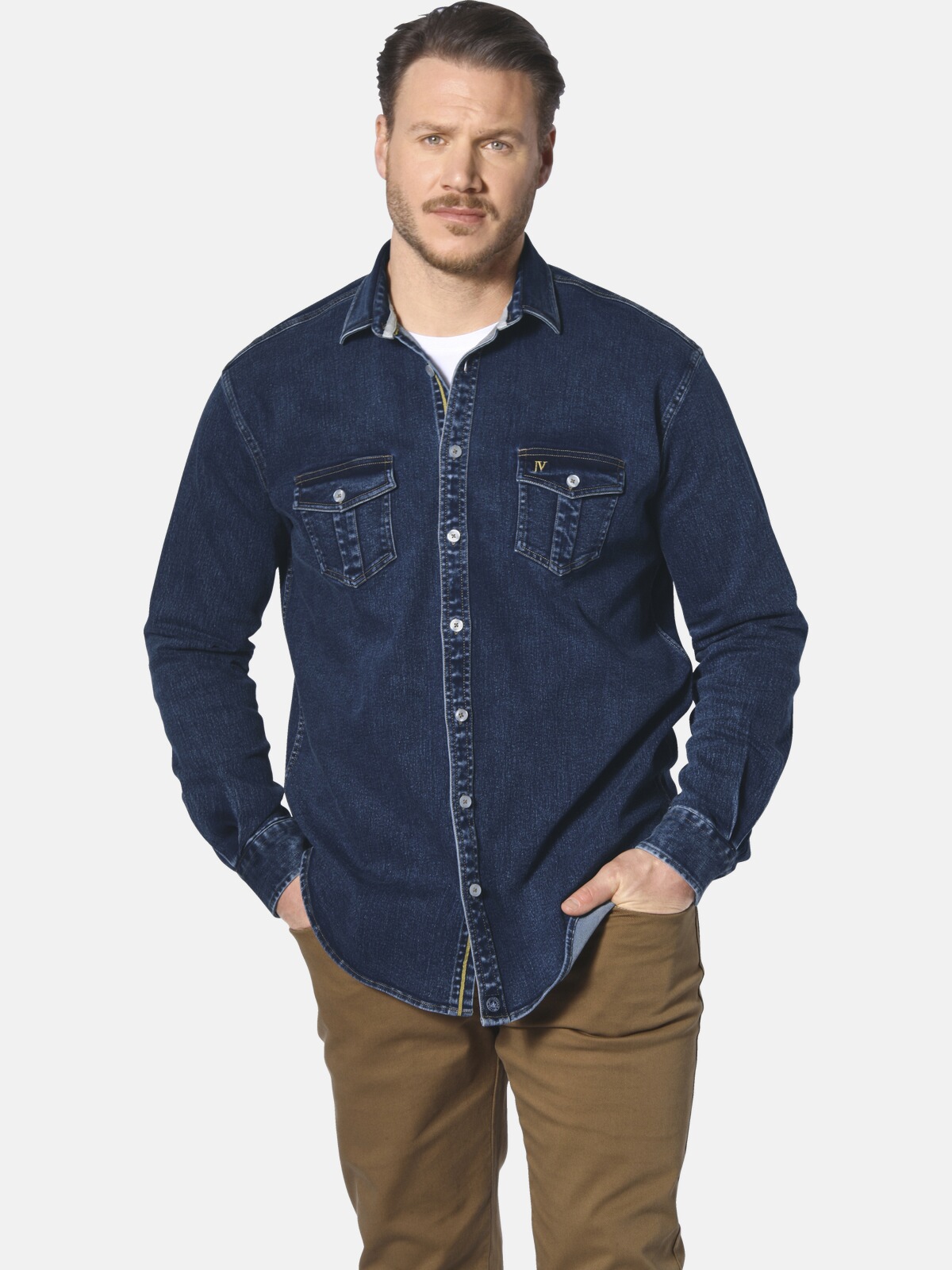 Chemise en jean OLAVIK, JAN VANDERSTORM
