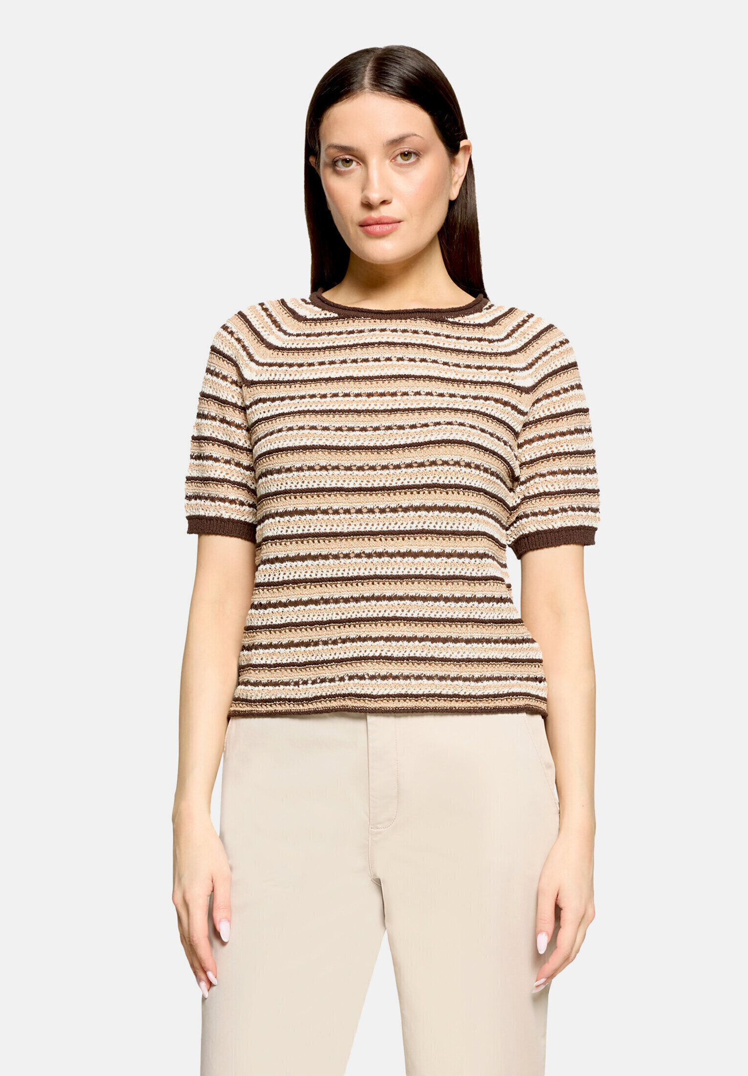 Pull-over en maille à encolure ronde, CARTOON