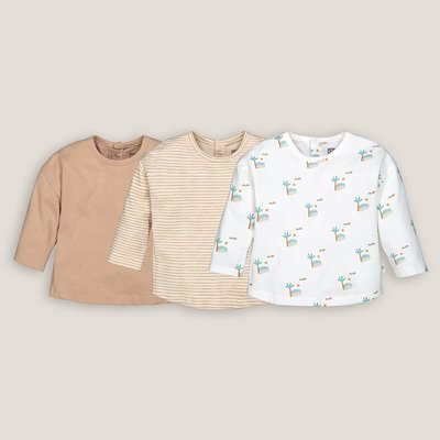 3er-Pack Langarm-Shirts LA REDOUTE COLLECTIONS