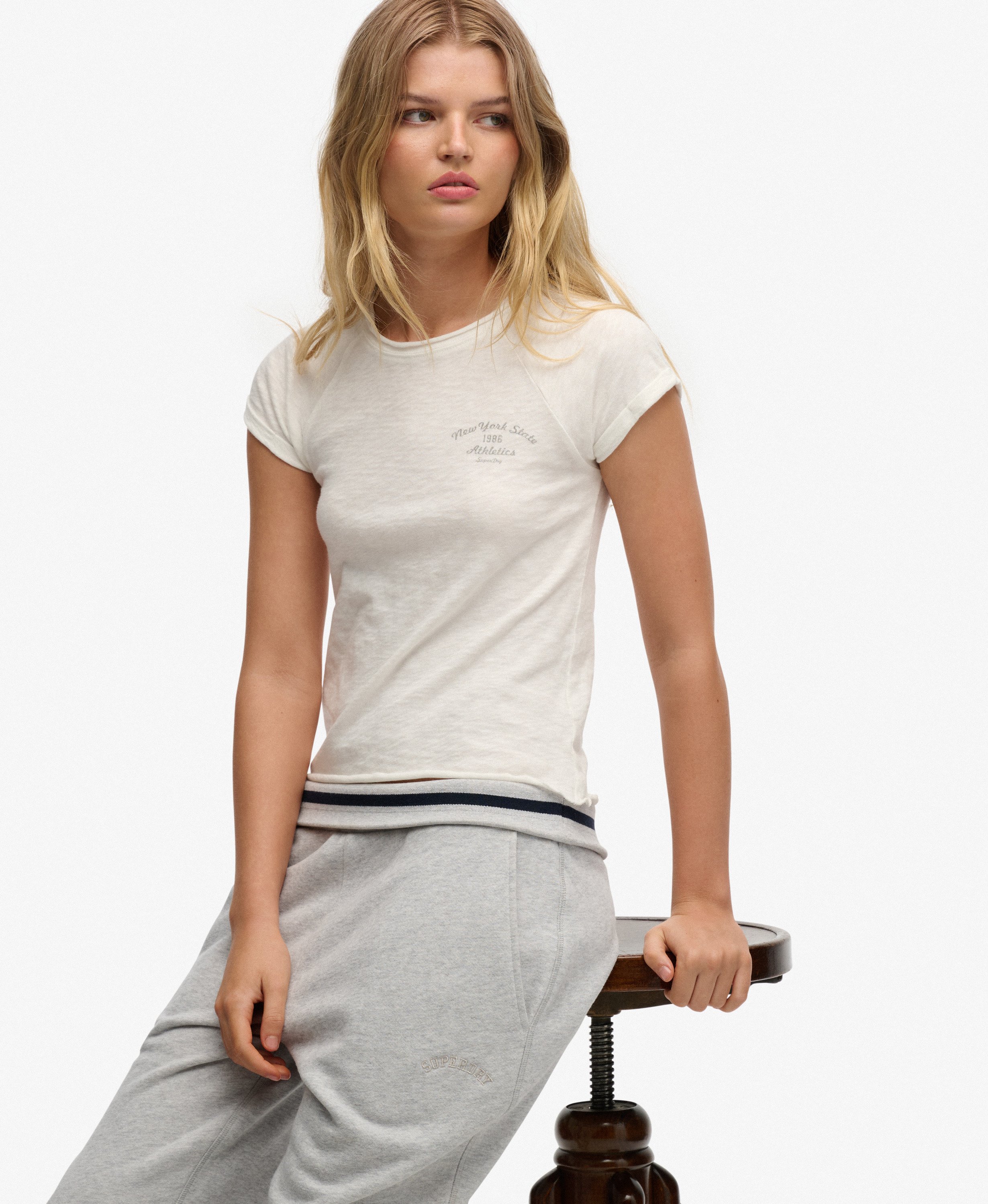 T-shirt Graphique Slub Athletic Essentials, SUPERDRY