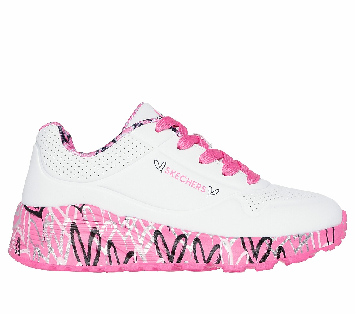 Baskets JGoldcrown : Uno Lite - Lovely Luv, SKECHERS