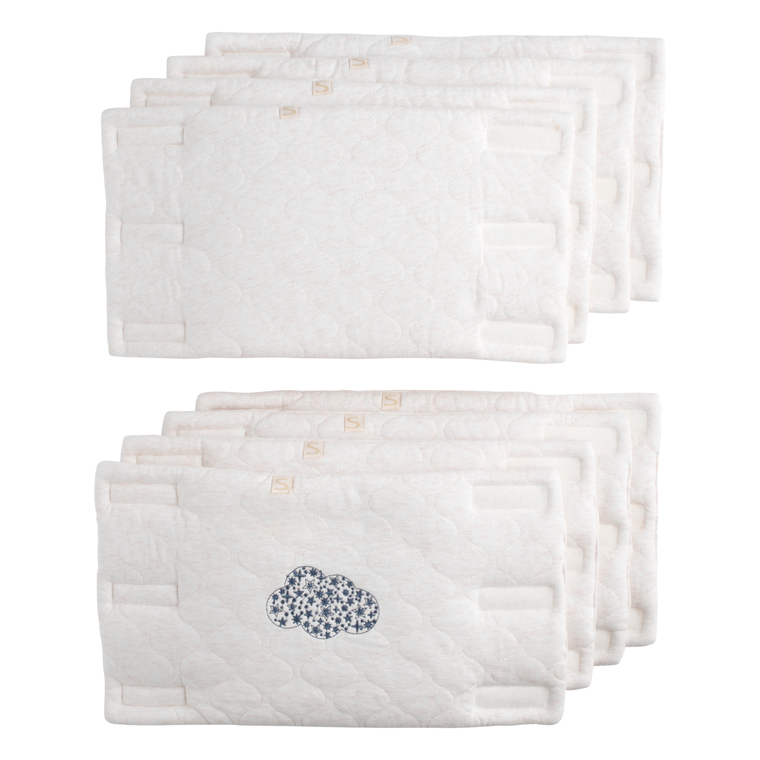Protections de barreaux de lit en coton matelassé, SAUTHON