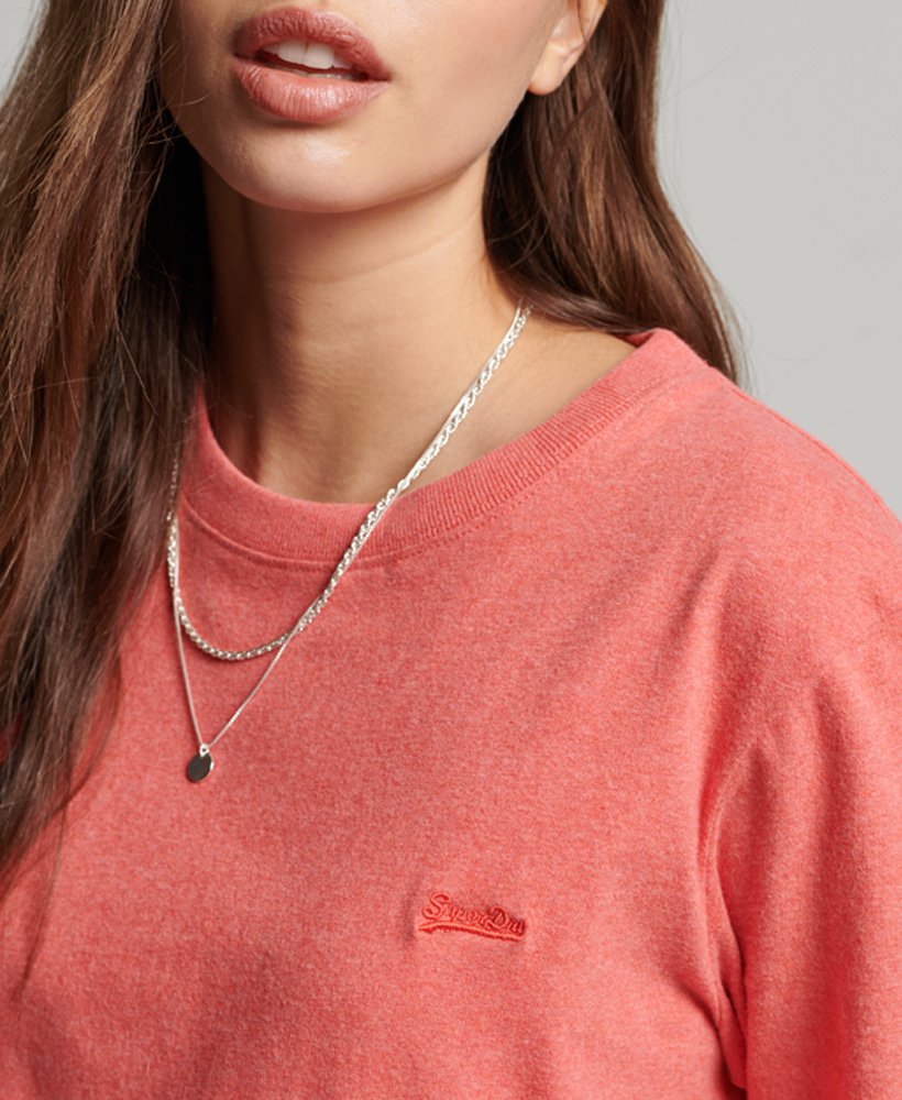 T-shirt brodé Vintage Logo en coton bio, SUPERDRY