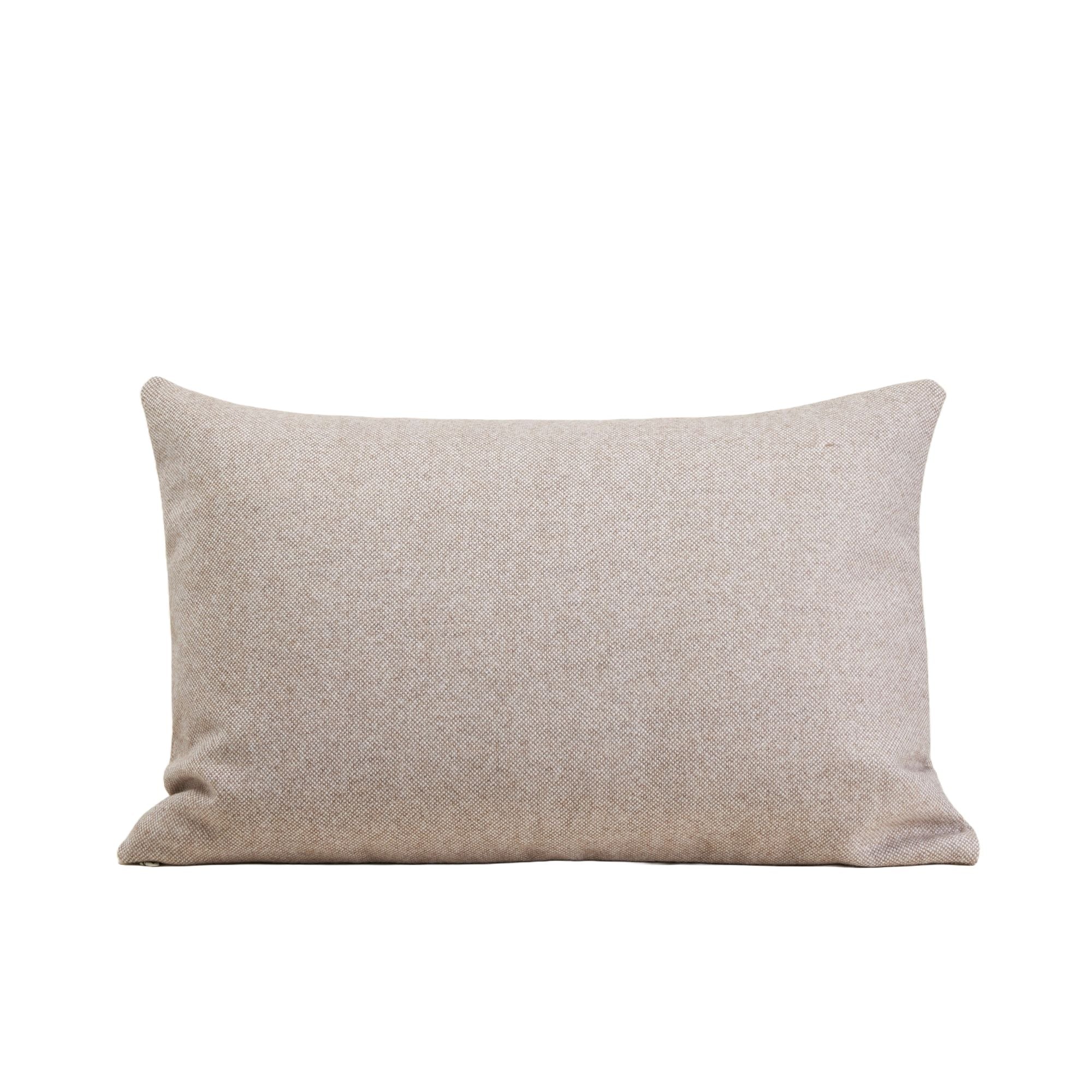 housse de coussin en 100% laine chinée NERIO, MADURA