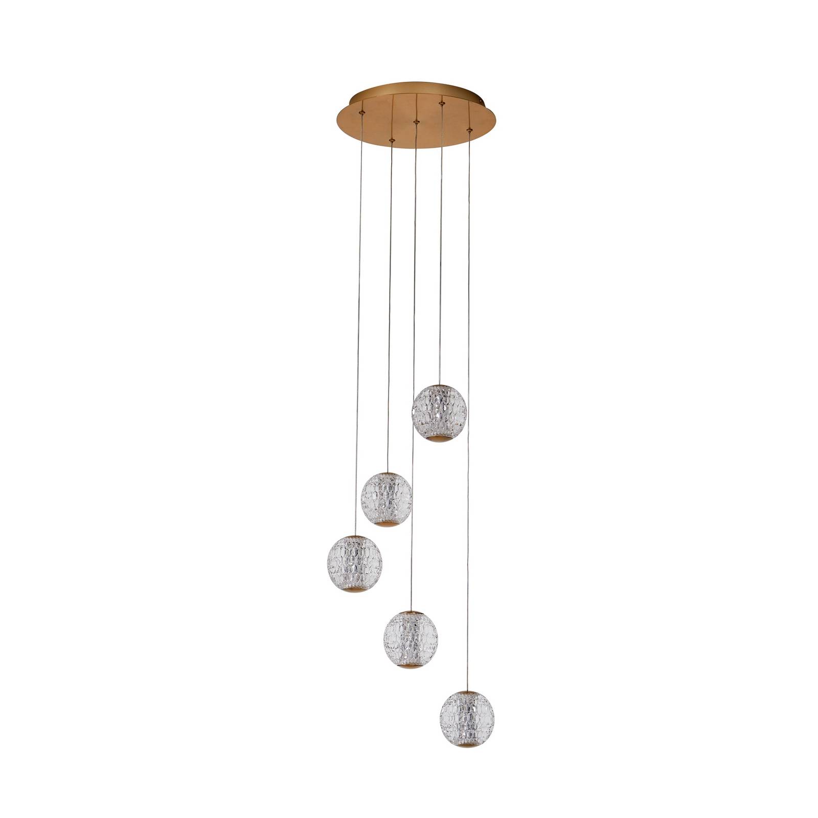 Suspension  antiqueLED, Ismenia, LUCANDE