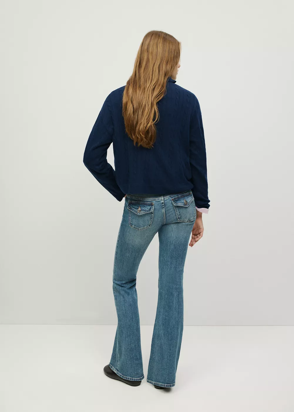 Pull-over col polo torsades, MANGO TEEN