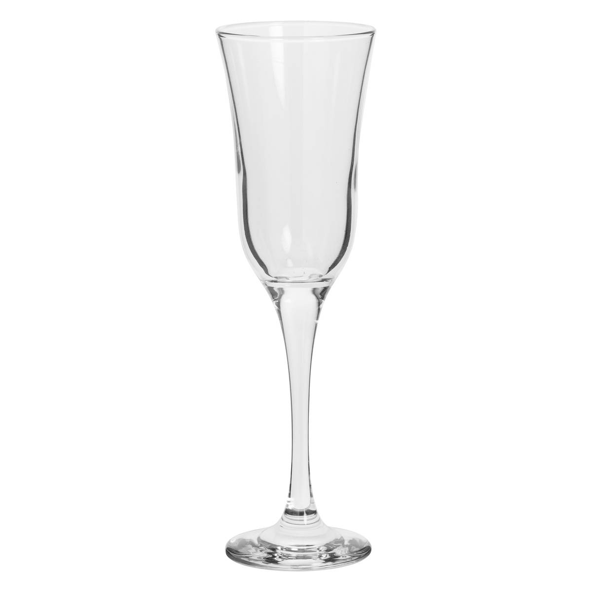 Lot de 6 flûtes à champagne en verre 19 cl ORNELLA, SECRET DE GOURMET
