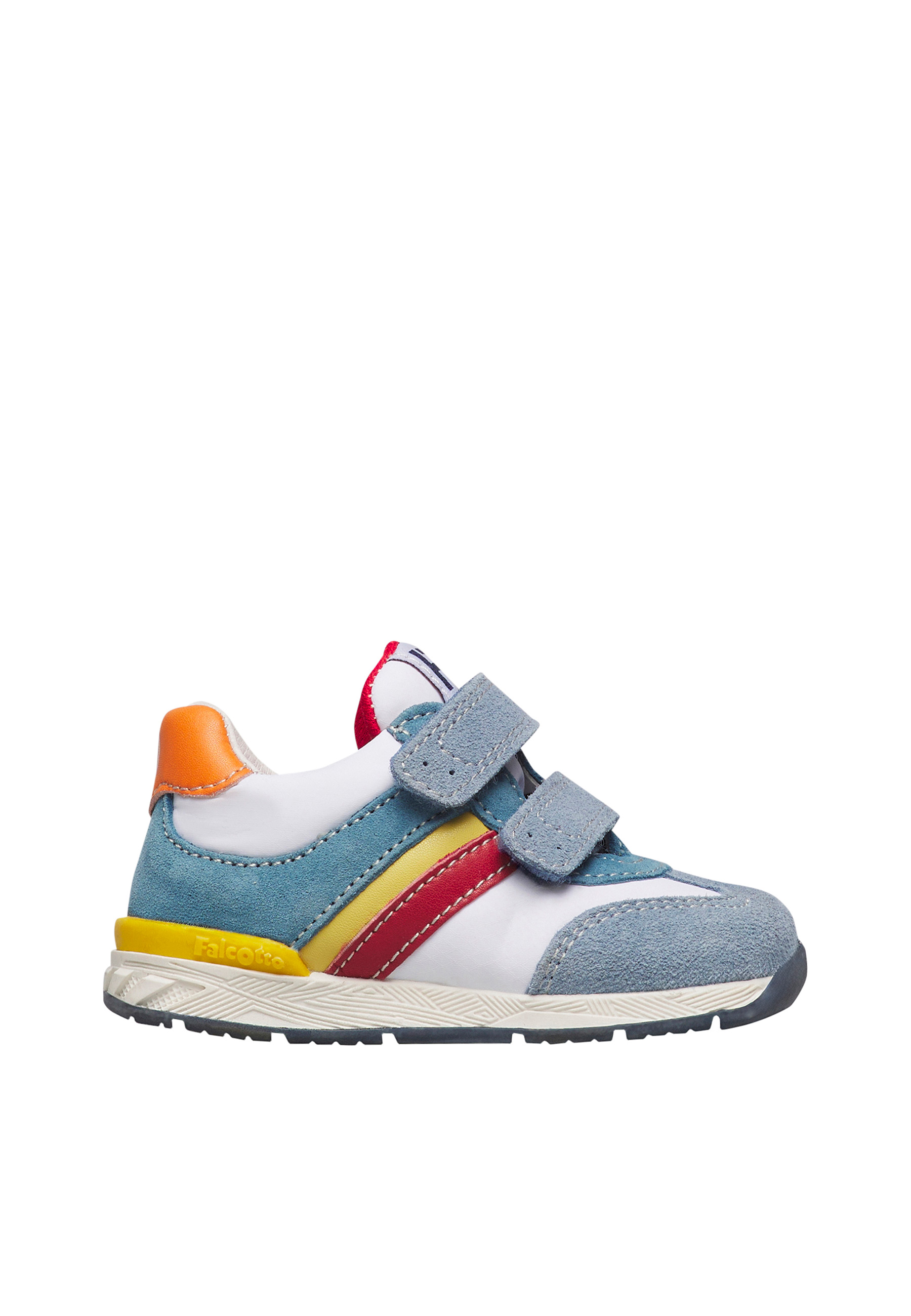 Sneakers en cuir et tissu DARM VL., FALCOTTO
