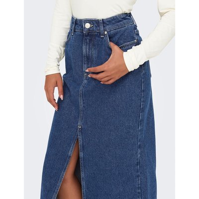 Midi rok in jeans ONLY