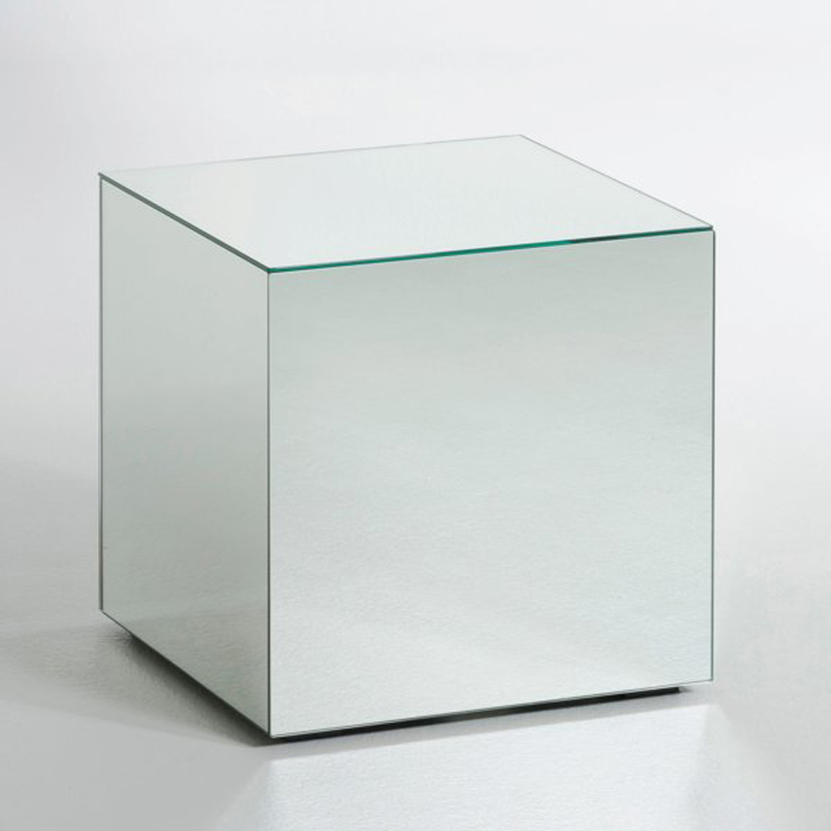 Product photograph of Lumir Mirrored Bedside Side Table from La Redoute UK