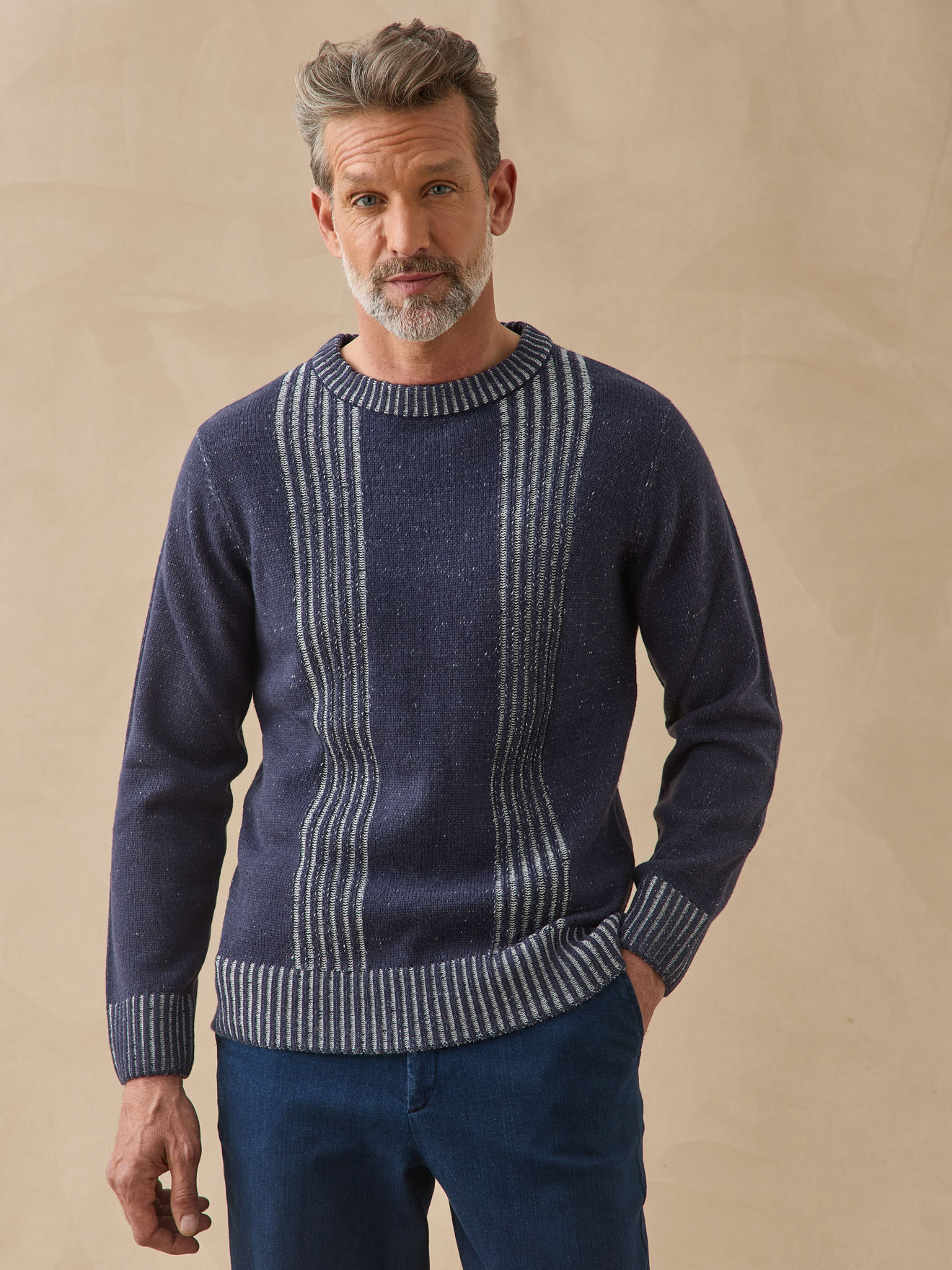 Pull col rond homme, DAXON