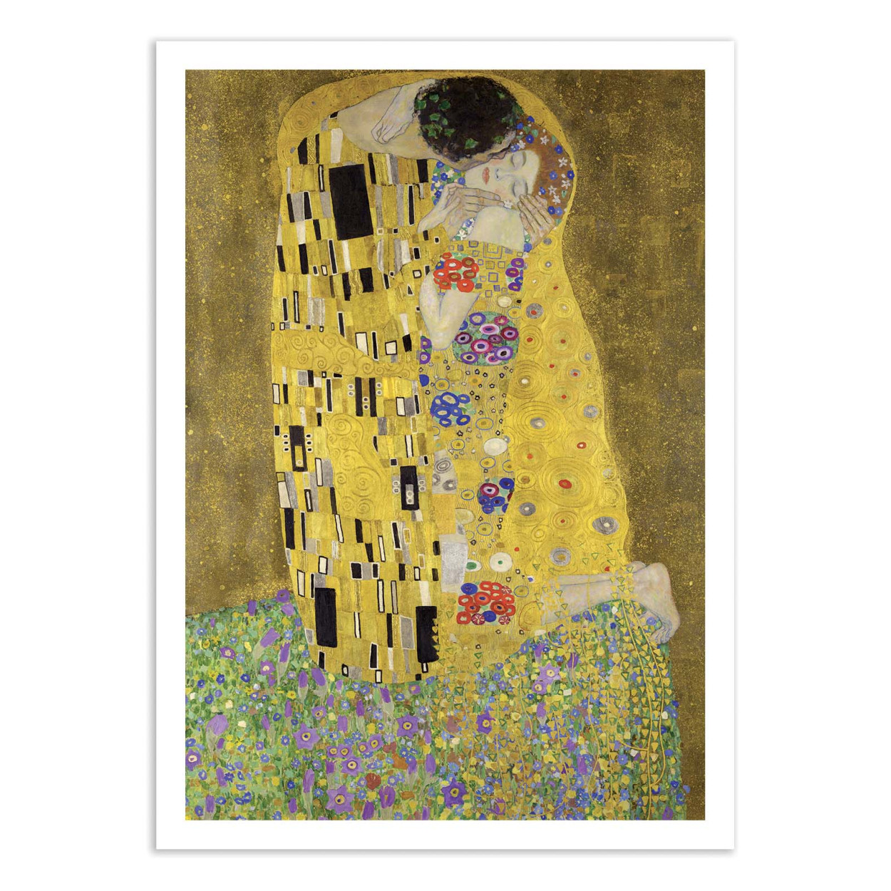 Affiche d'art - The Kiss (1907) - Gustav Klimt, WALL EDITIONS