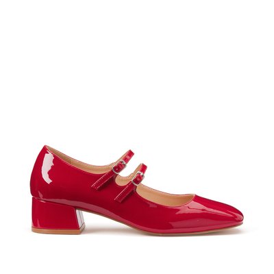 Mary Jane Ballet Pumps with Double Strap and Low Heel LA REDOUTE COLLECTIONS