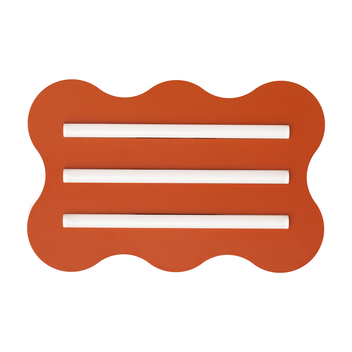 Plafonnier Acier Ocre Rouge S14d 3 Klover, EDEN