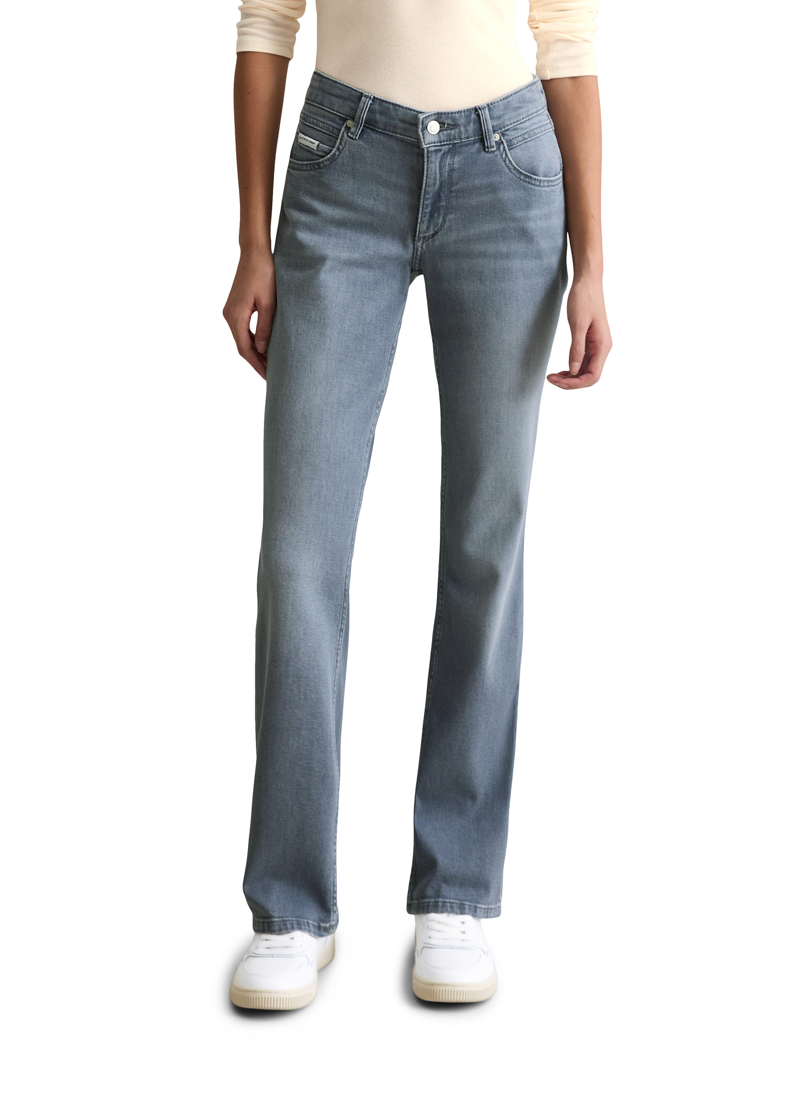 Jeans modèle Nella bootcut en coton bio stretch, MARC O’POLO DENIM