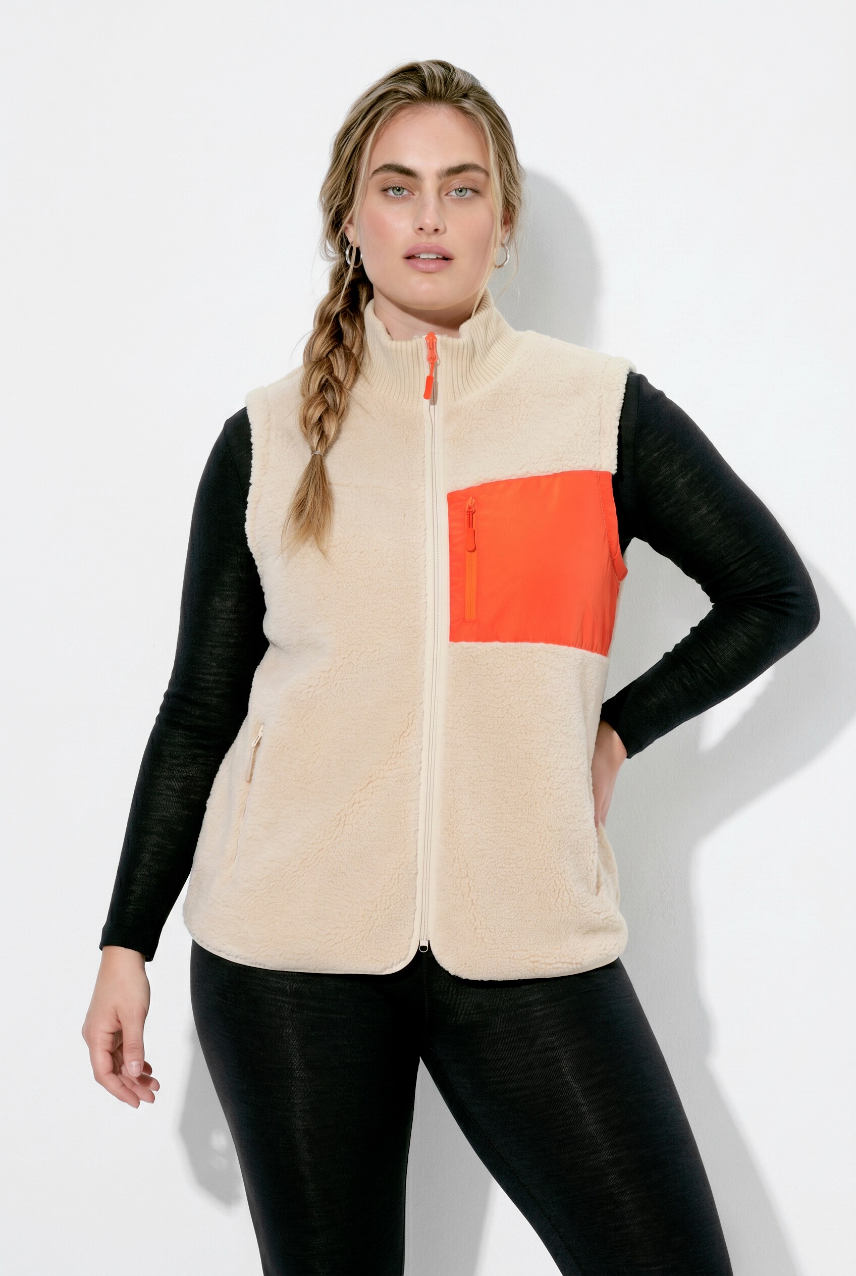 Gilet en polaire bouclée, ULLA POPKEN