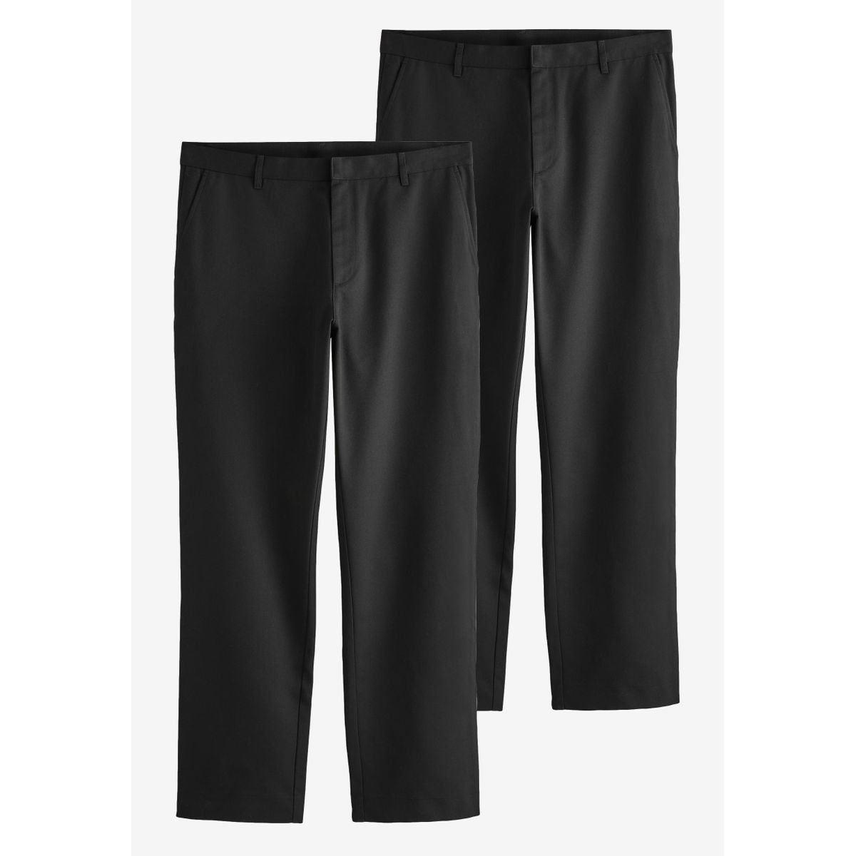 Pantalon habillé sans pinces, lot de 2, NEXT