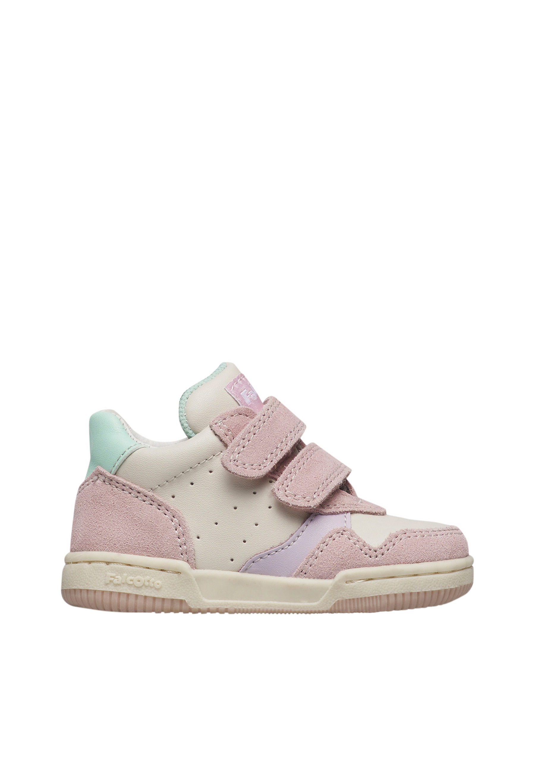 Baskets en cuir et en daim KLIP 4 VL., FALCOTTO