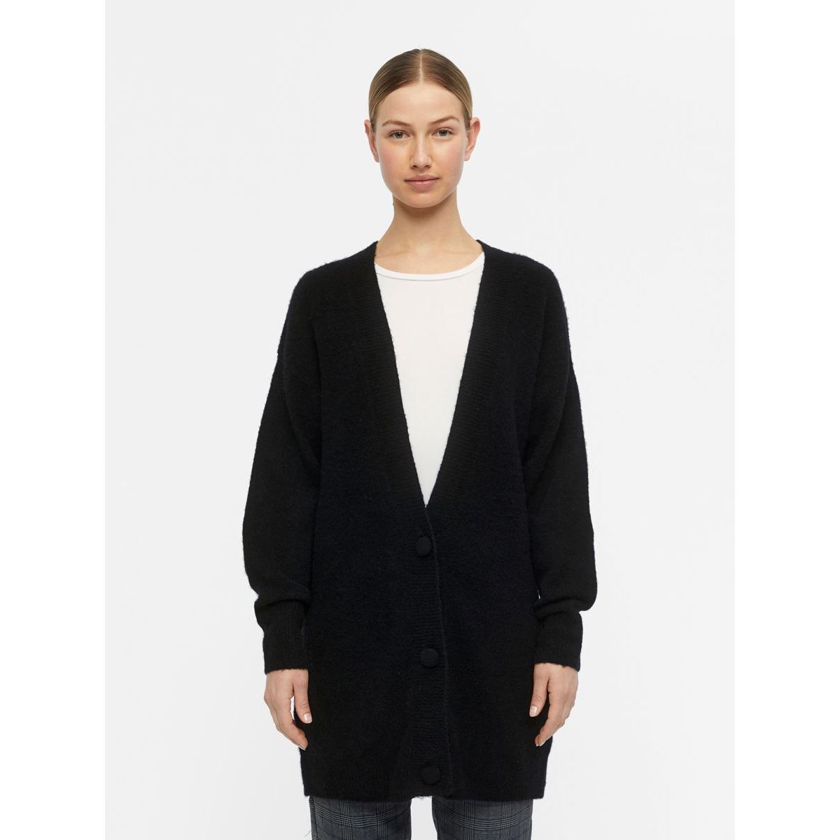 Cardigan Pull En Laine Moelleux La Redoute - Occasion Très Bon état, Rouge, Col Rond
