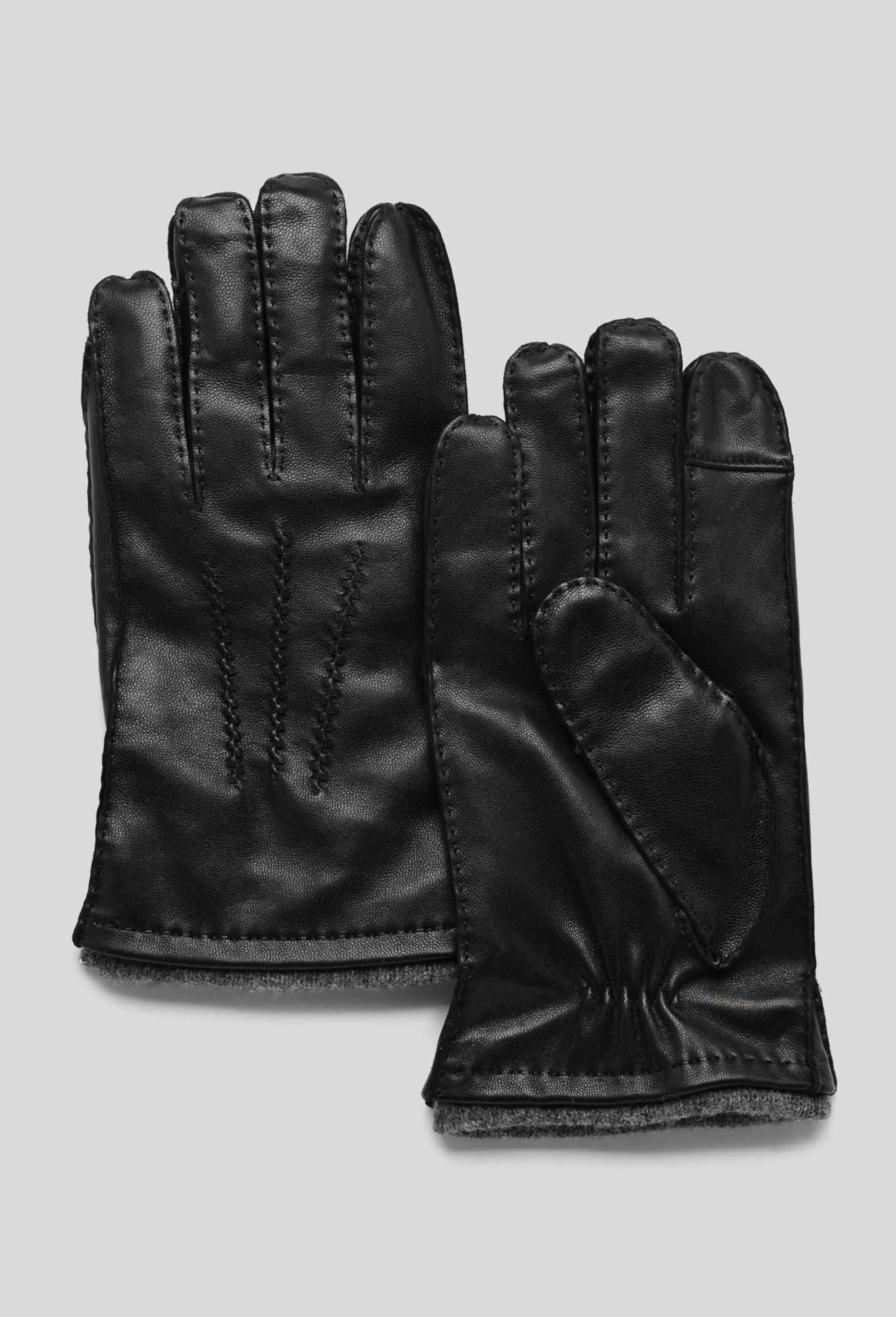 Gants en cuir, MONOPRIX