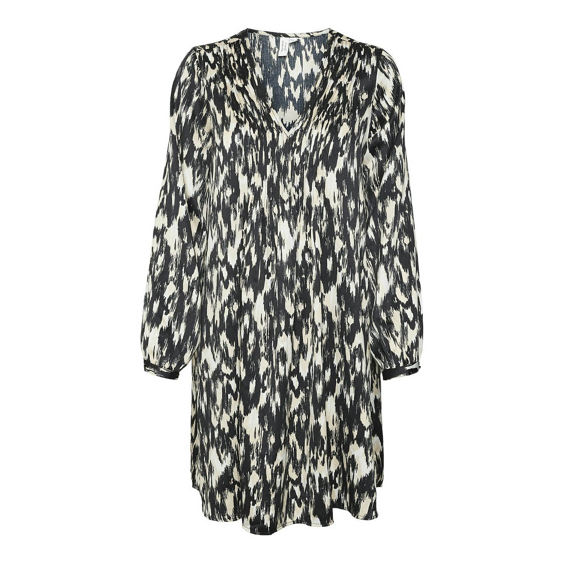Abito corto fantasia, scollo a V, VERO MODA