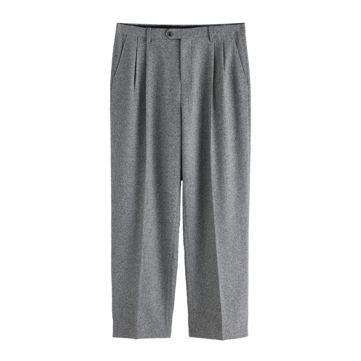 Pantalon de costume ample en tissu bouclé, NEXT