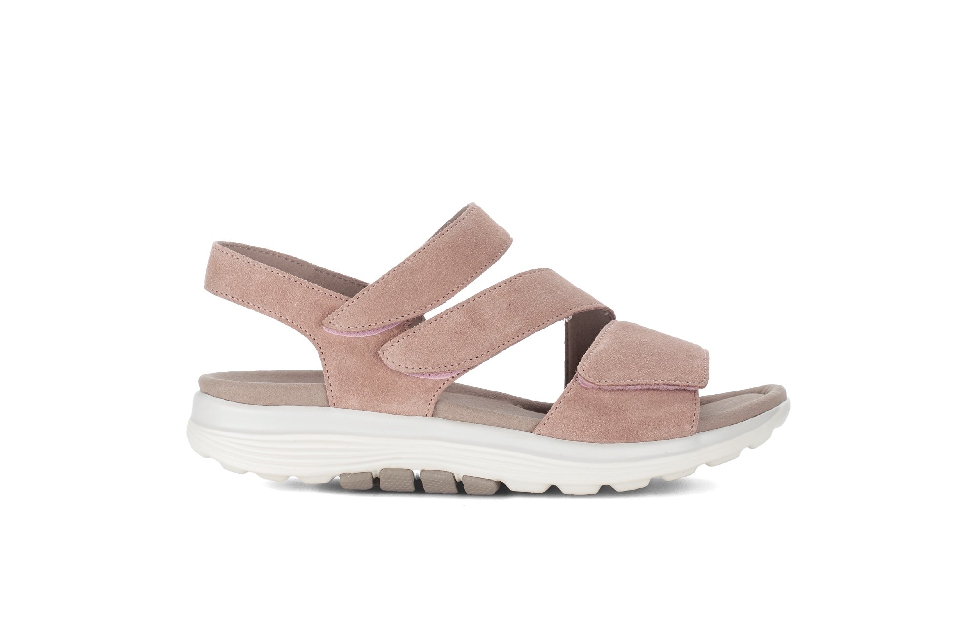 Sandales en cuir à talon compensé, GABOR