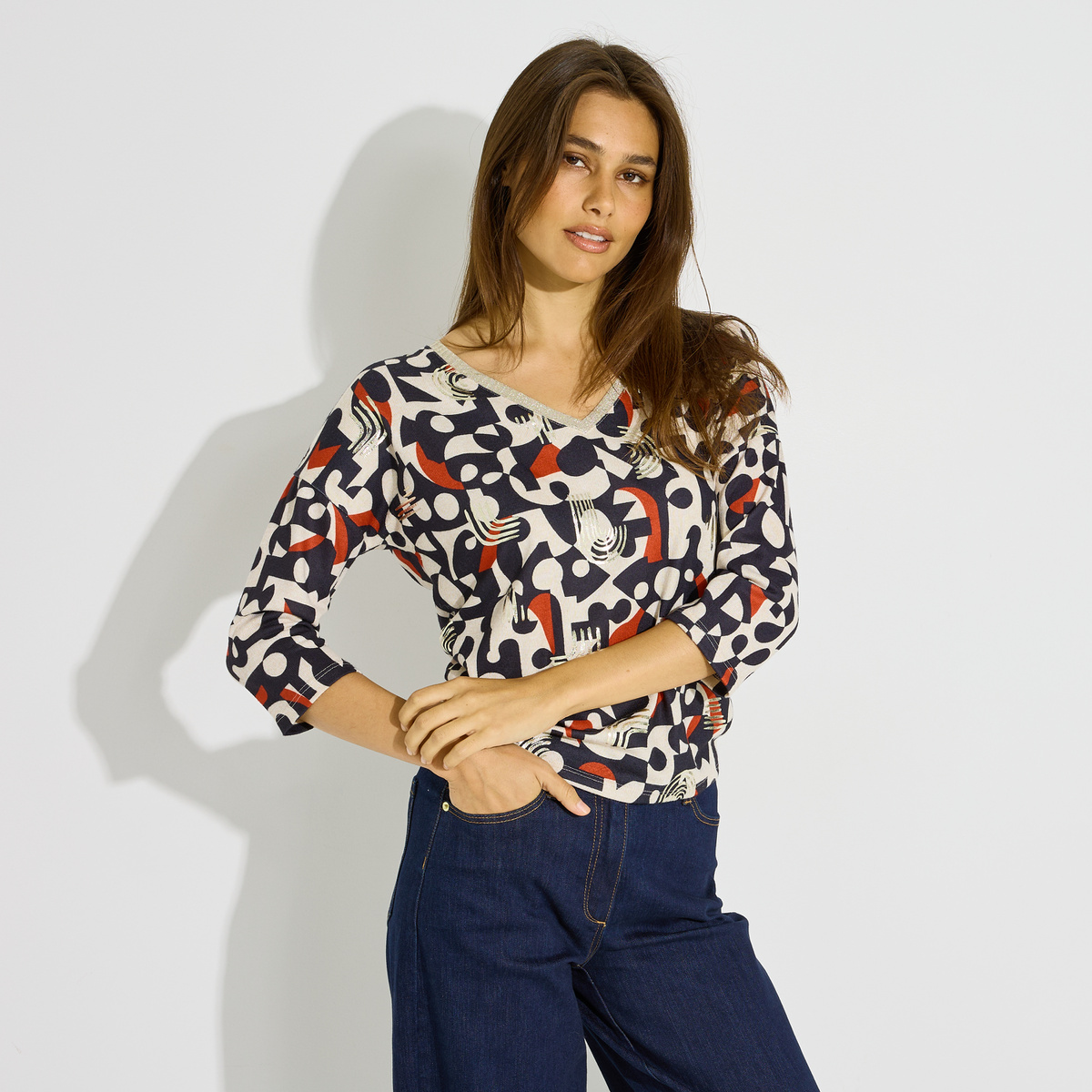 T-shirt manches 3/4 original, GRAIN DE MALICE