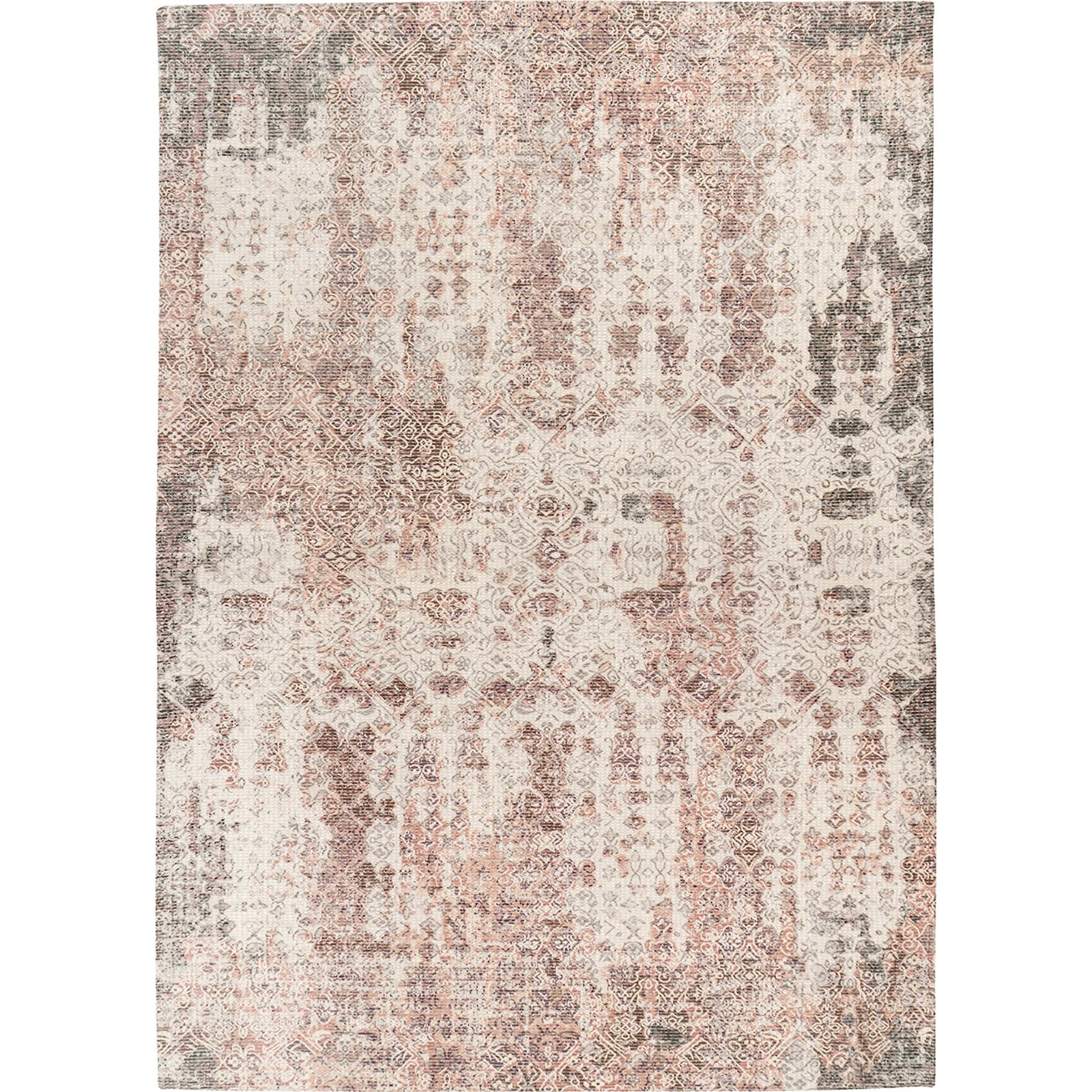 Tapis vintage en coton rectangulaire, Perry, ARTE ESPINA