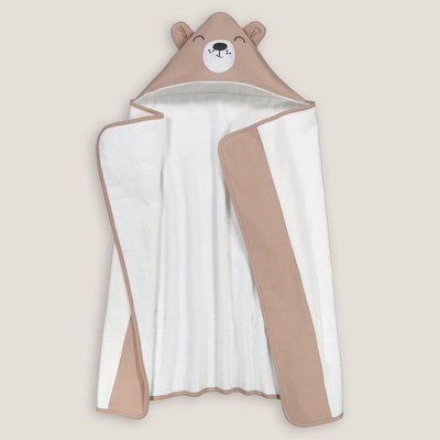 Hooded Bath Cape in Bouclé Towelling, 400g/m2 LA REDOUTE COLLECTIONS