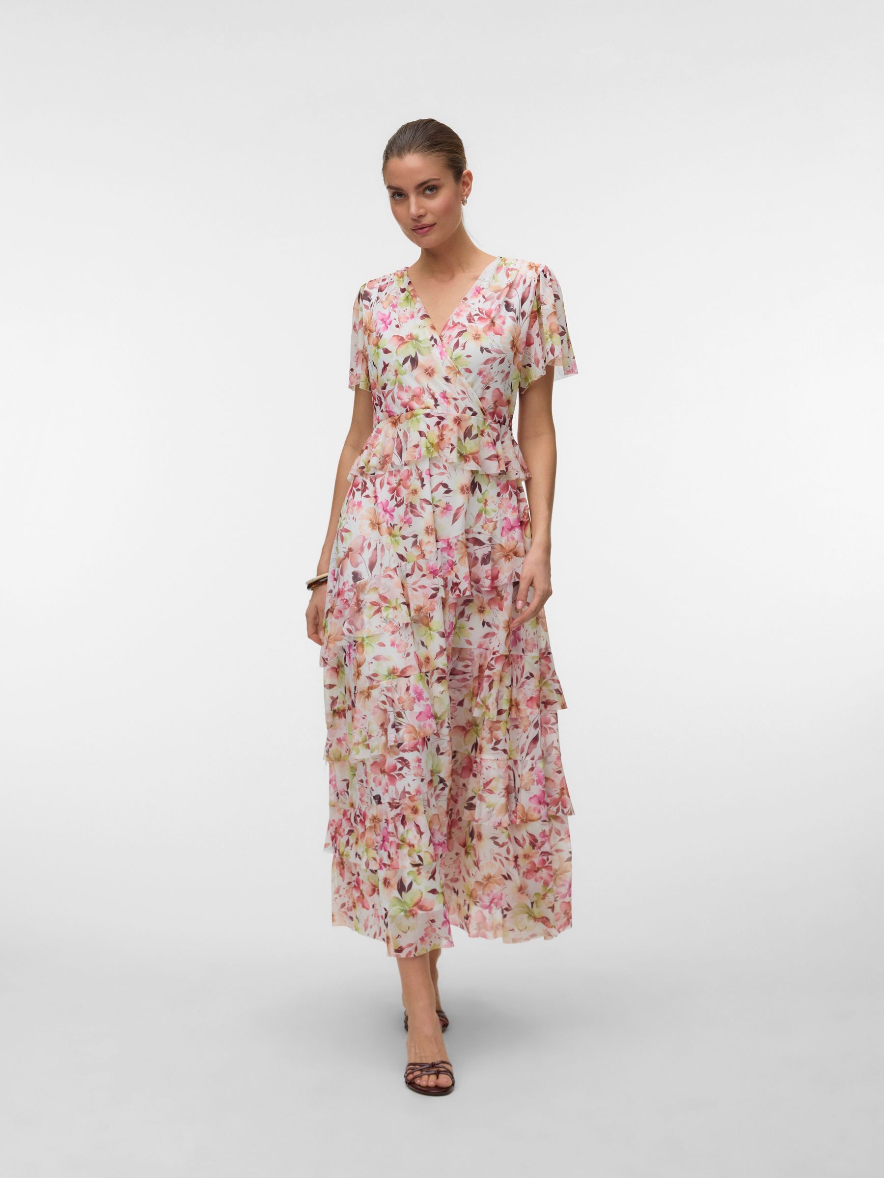 Robe À Volants, VERO MODA