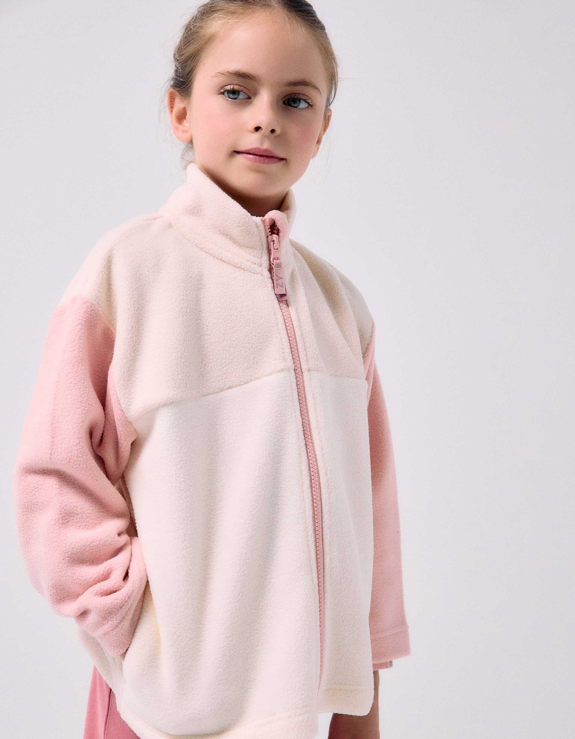Veste en polaire à col montant, ZIPPY
